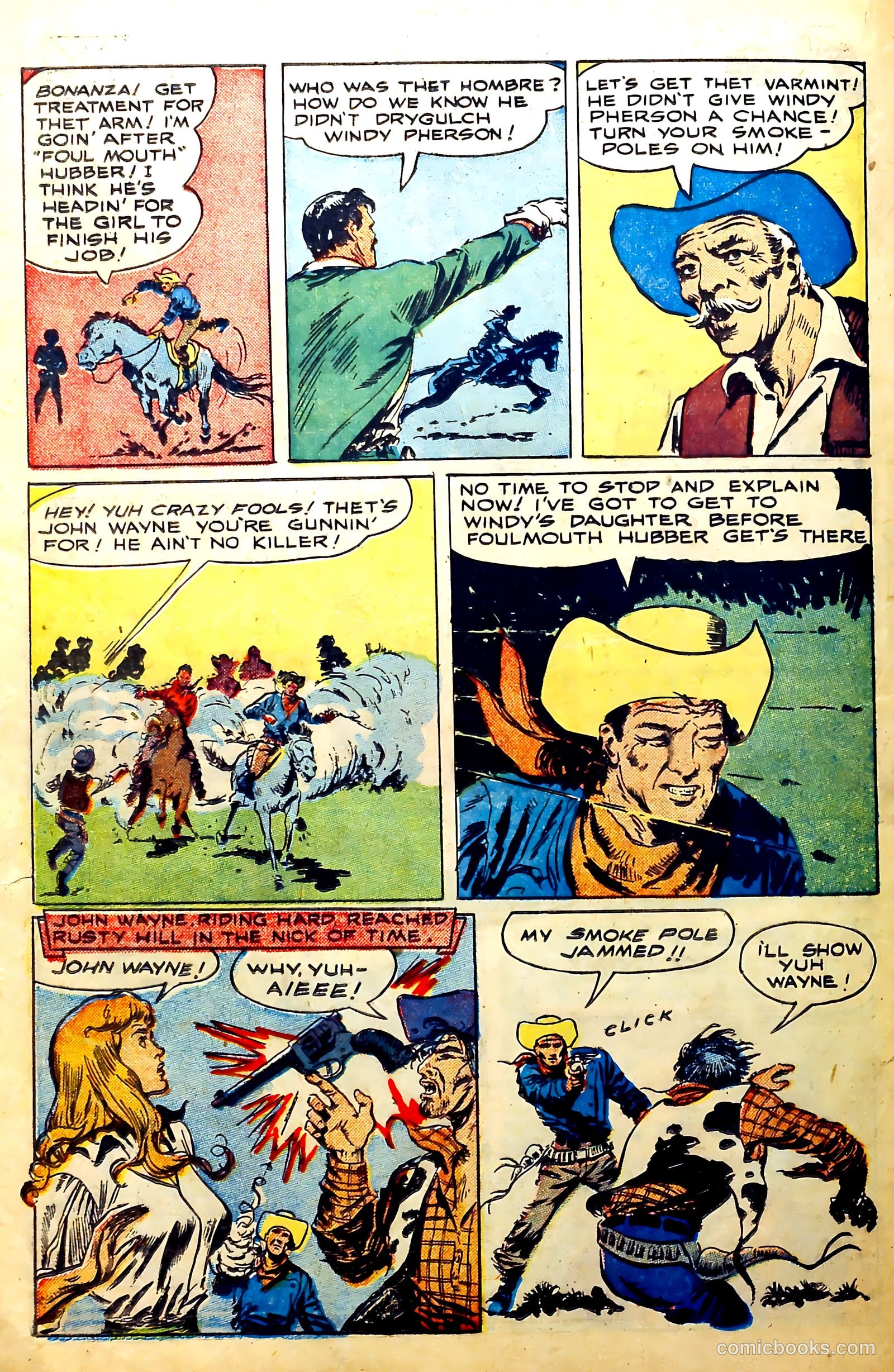 John Wayne Adventure Comics #29 (1955) — page 24 of 36