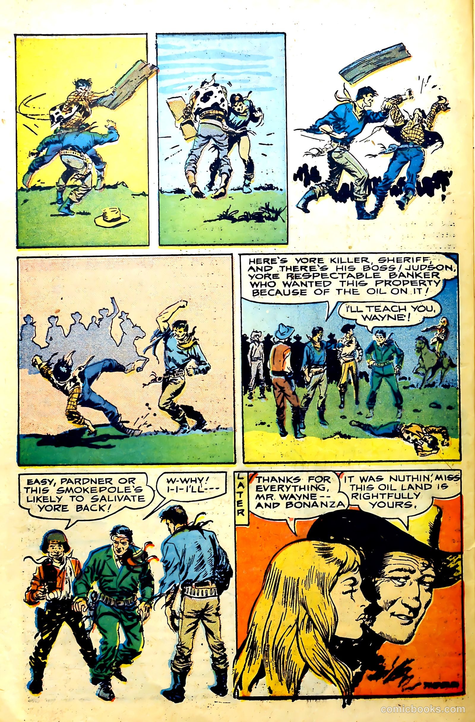 John Wayne Adventure Comics #29 (1955) — page 26 of 36