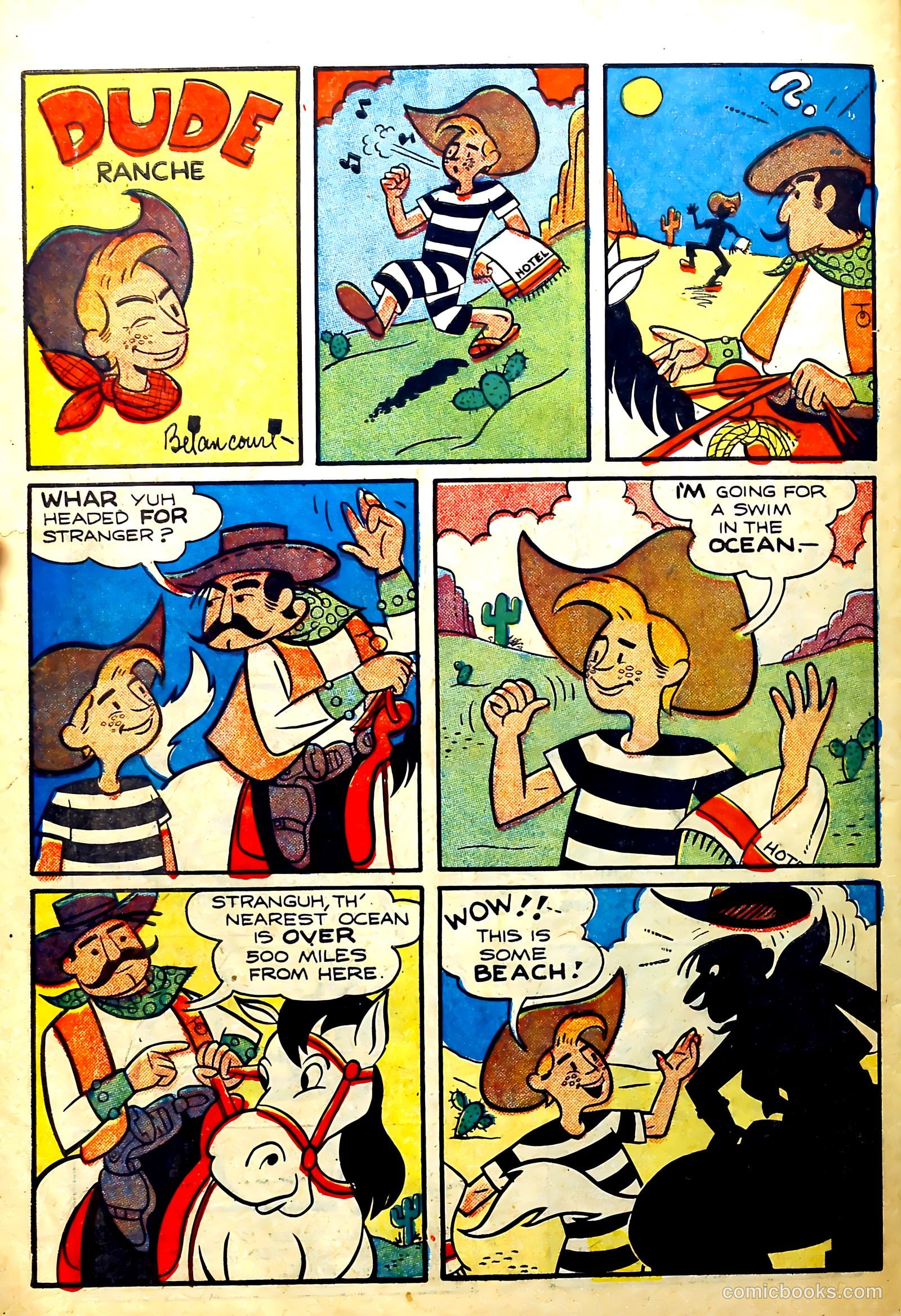 John Wayne Adventure Comics #29 (1955) — page 32 of 36