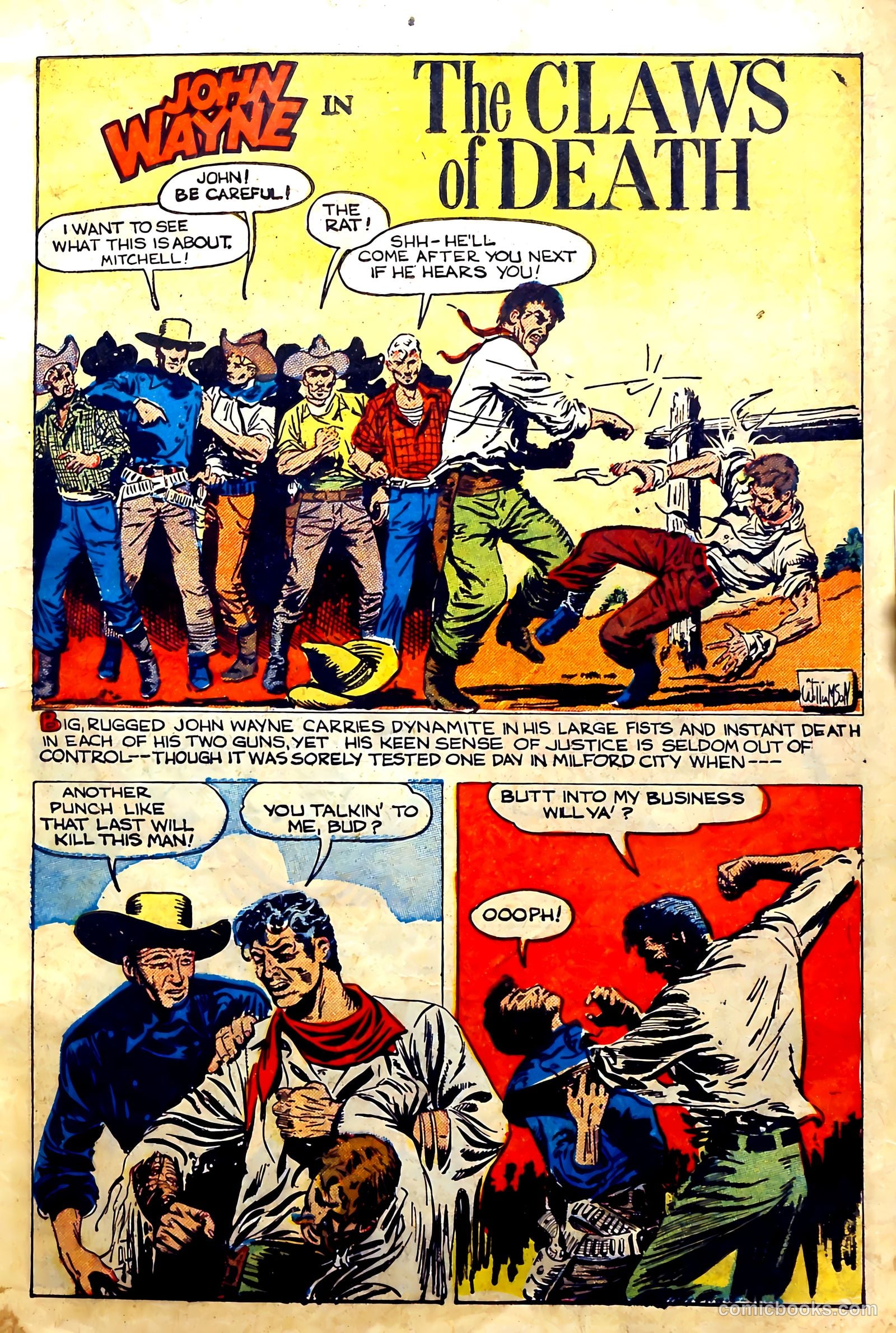 John Wayne Adventure Comics #3 (1950) — page 3 of 37