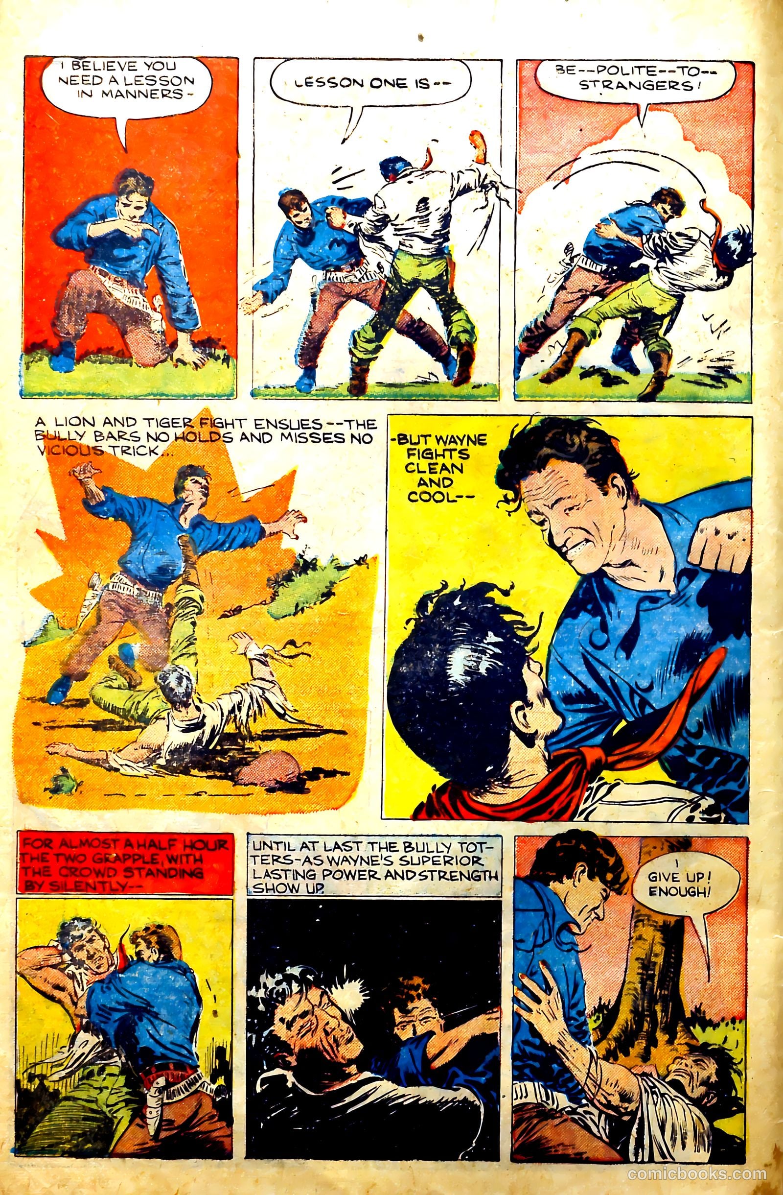 John Wayne Adventure Comics #3 (1950) — page 4 of 37