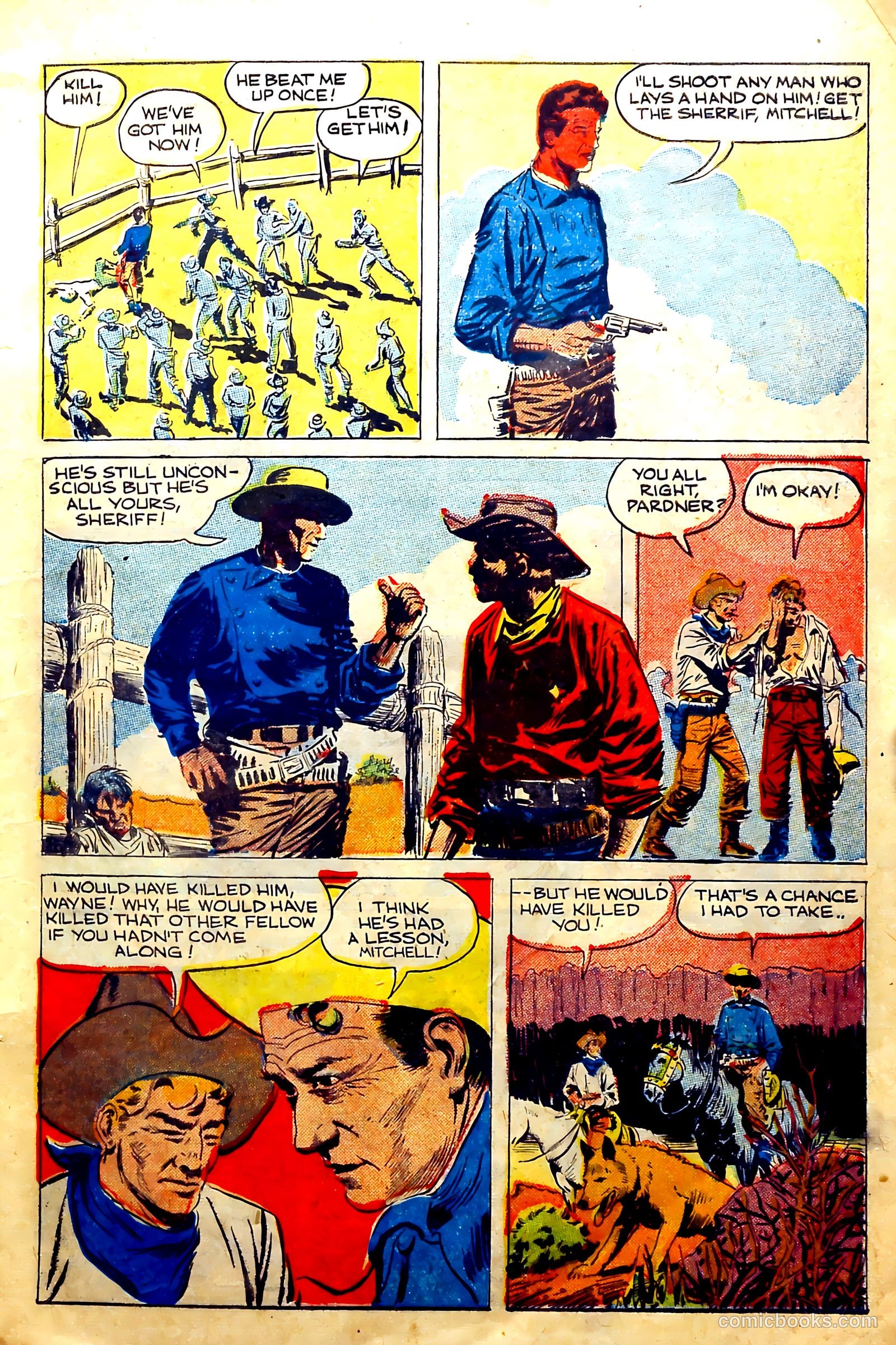 John Wayne Adventure Comics #3 (1950) — page 5 of 37