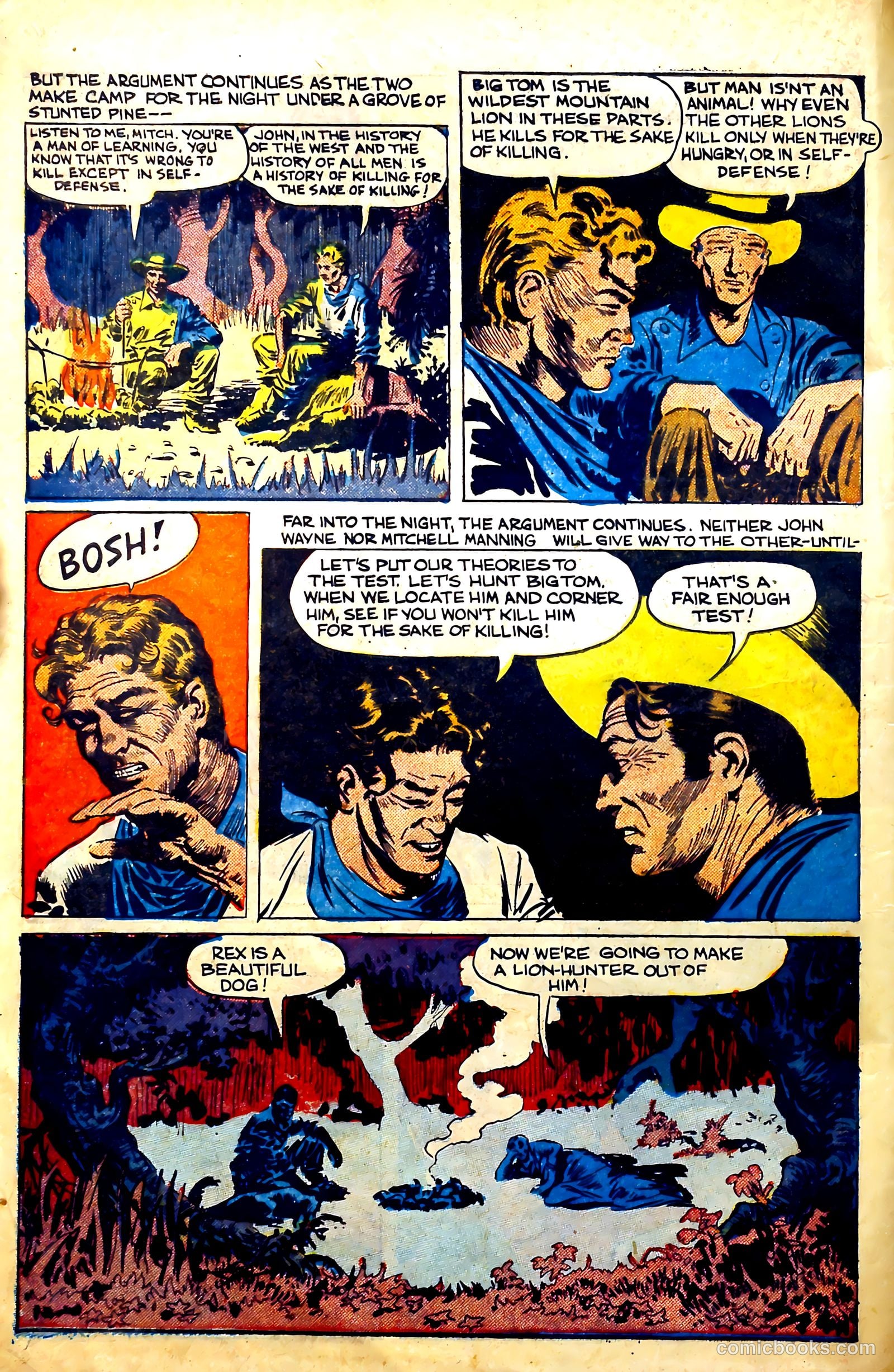 John Wayne Adventure Comics #3 (1950) — page 6 of 37