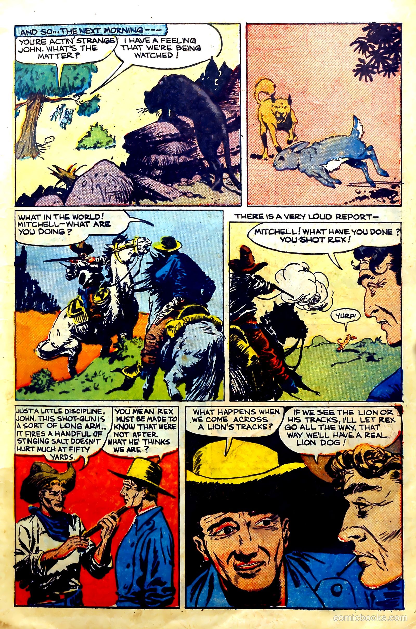 John Wayne Adventure Comics #3 (1950) — page 7 of 37