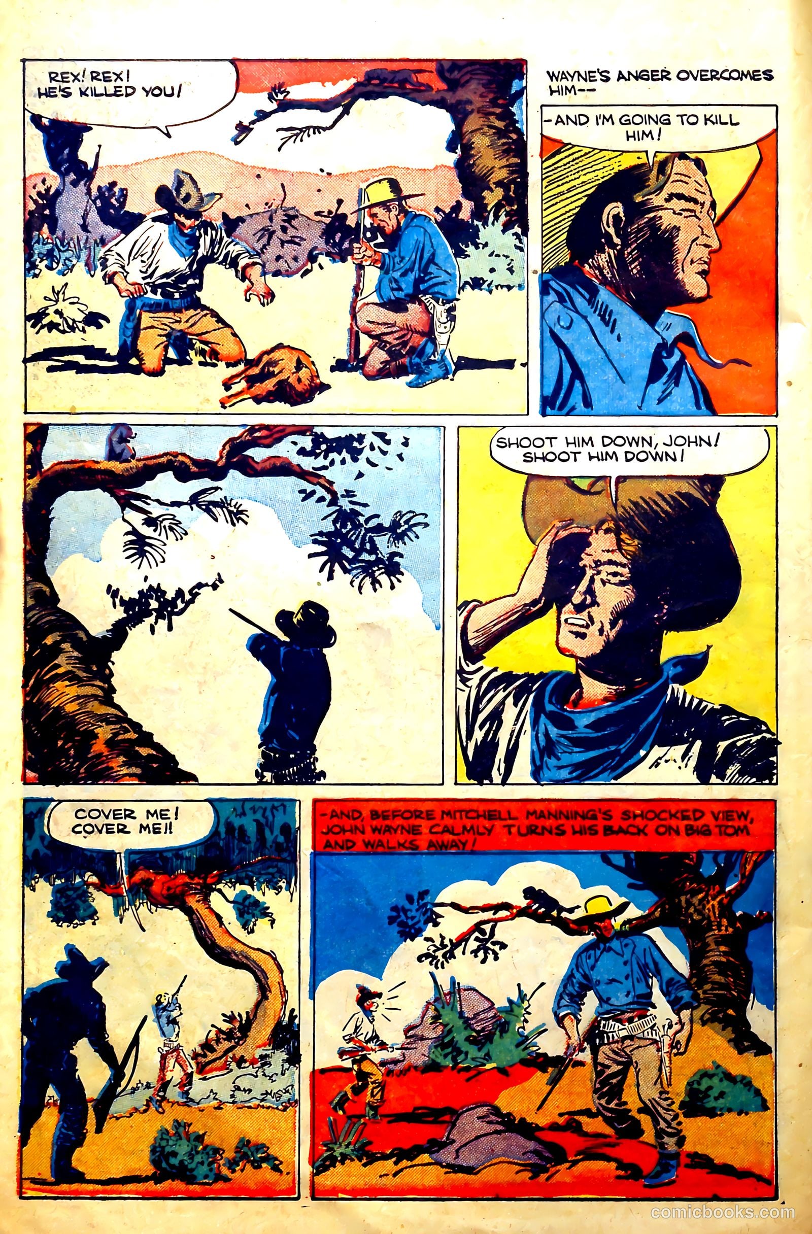 John Wayne Adventure Comics #3 (1950) — page 10 of 37