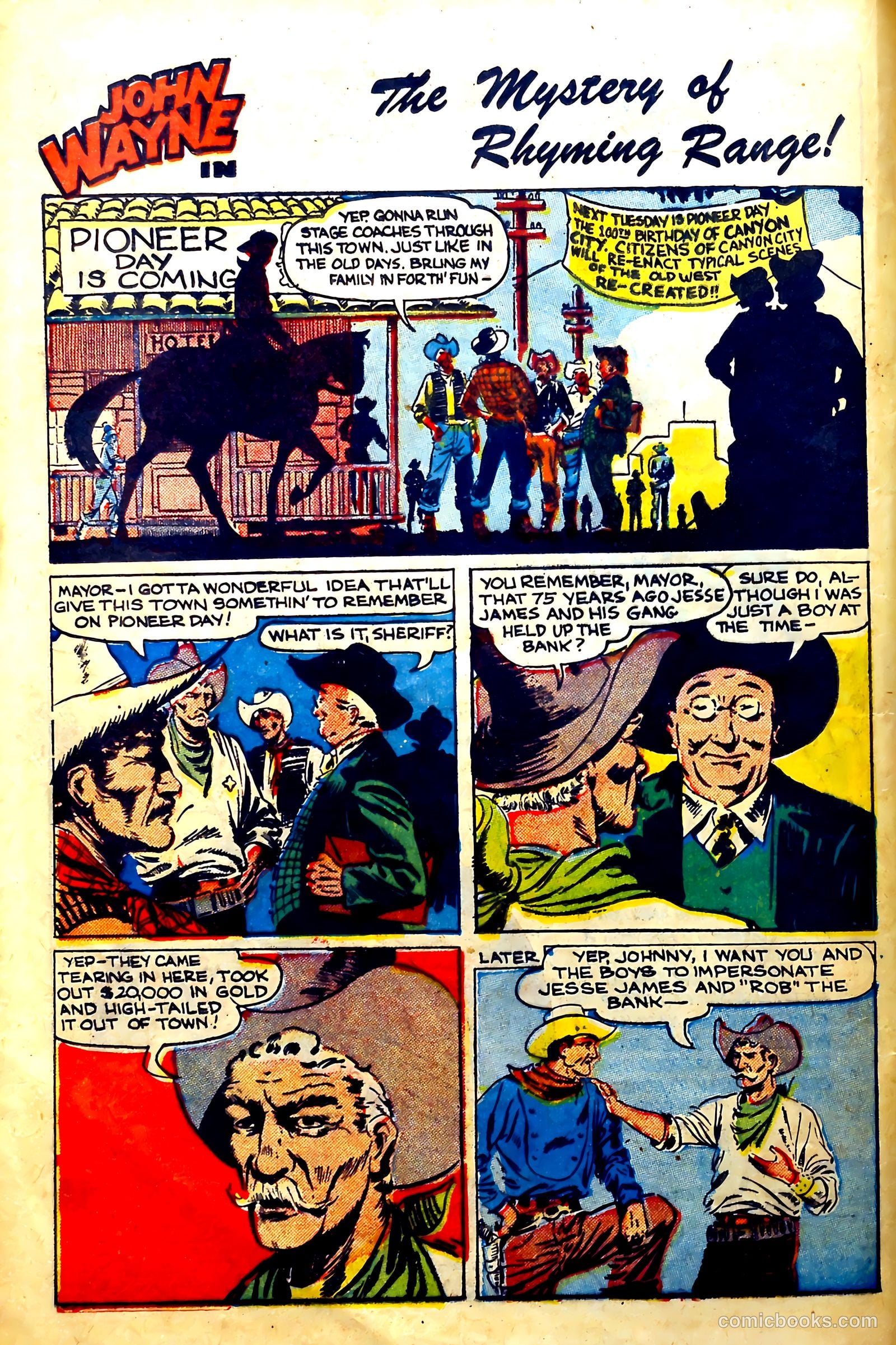John Wayne Adventure Comics #3 (1950) — page 14 of 37