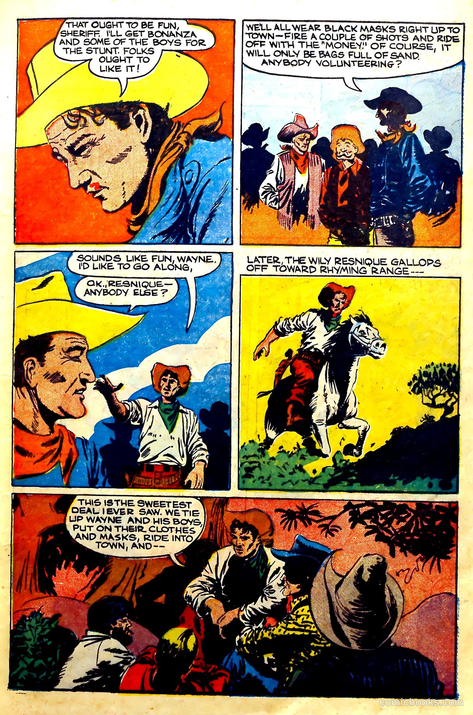 John Wayne Adventure Comics #3 (1950) — page 15 of 37