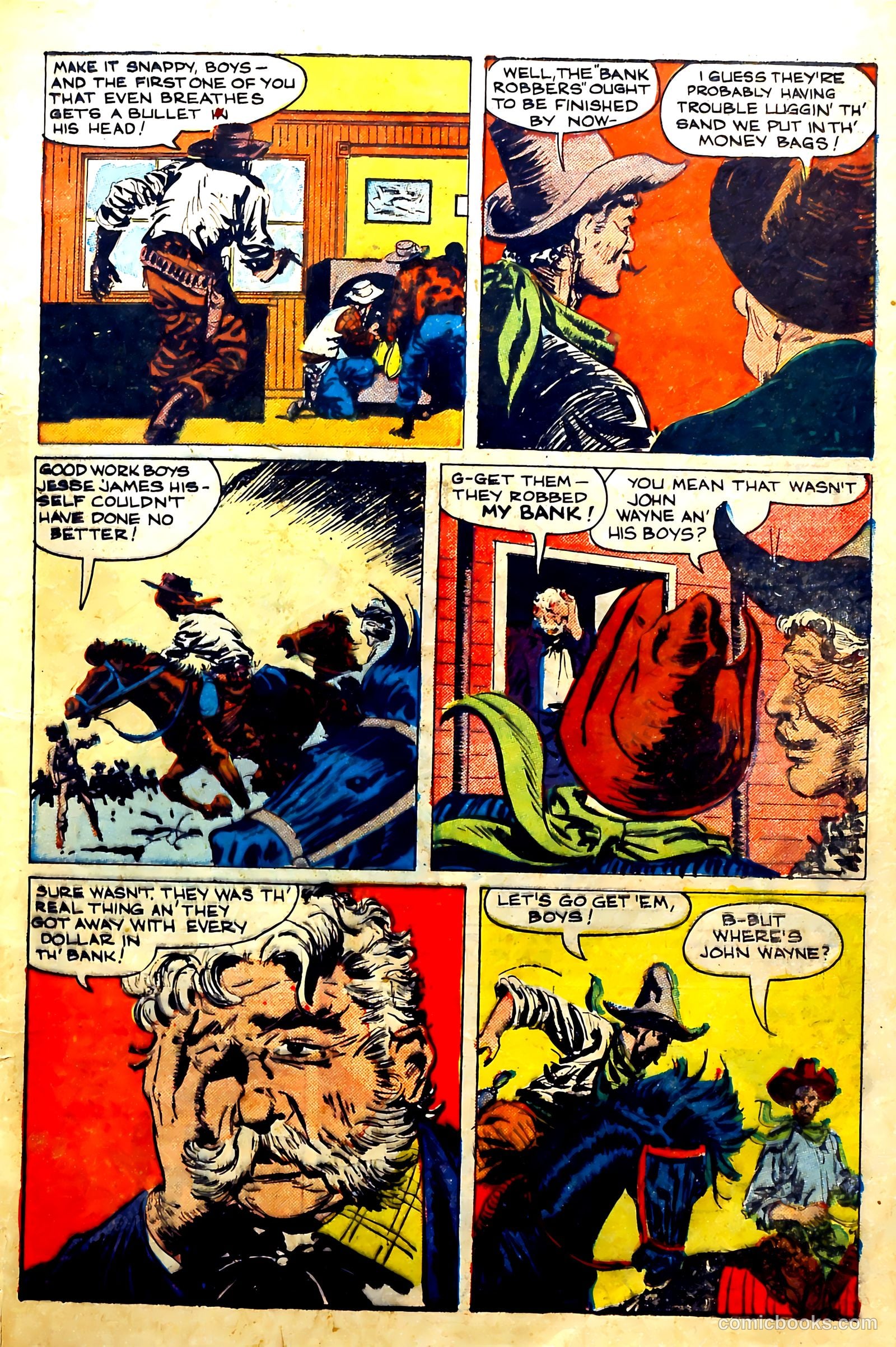 John Wayne Adventure Comics #3 (1950) — page 17 of 37