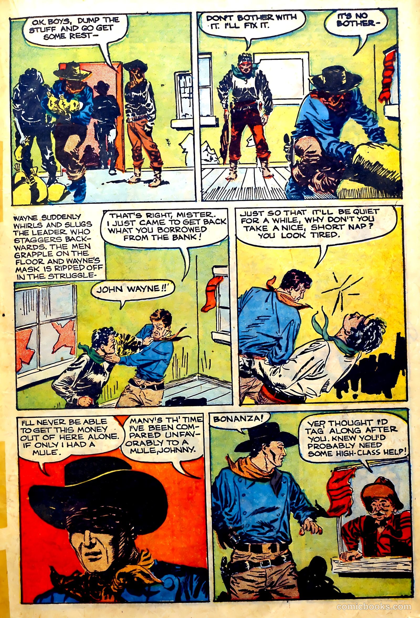 John Wayne Adventure Comics #3 (1950) — page 19 of 37