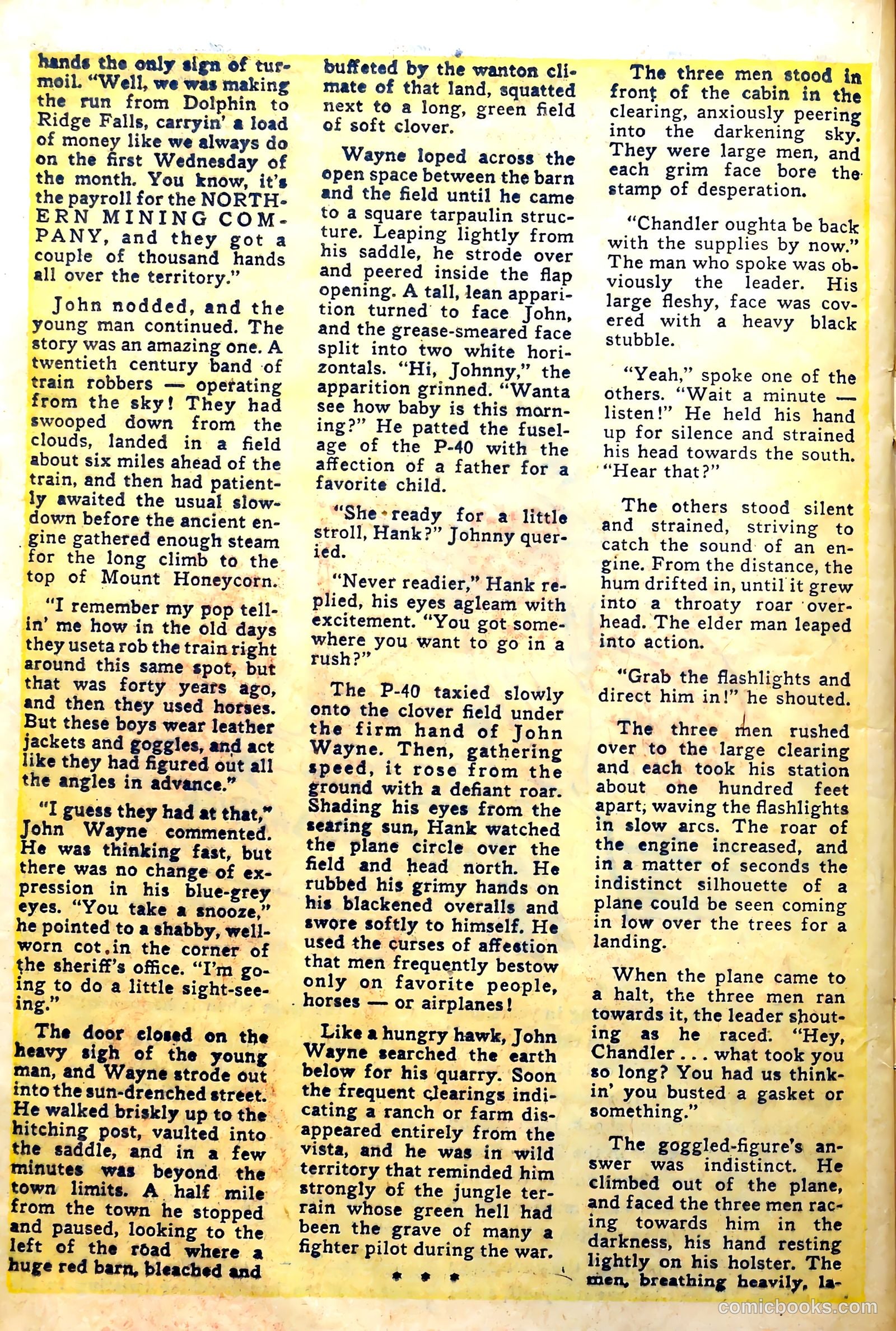 John Wayne Adventure Comics #3 (1950) — page 22 of 37