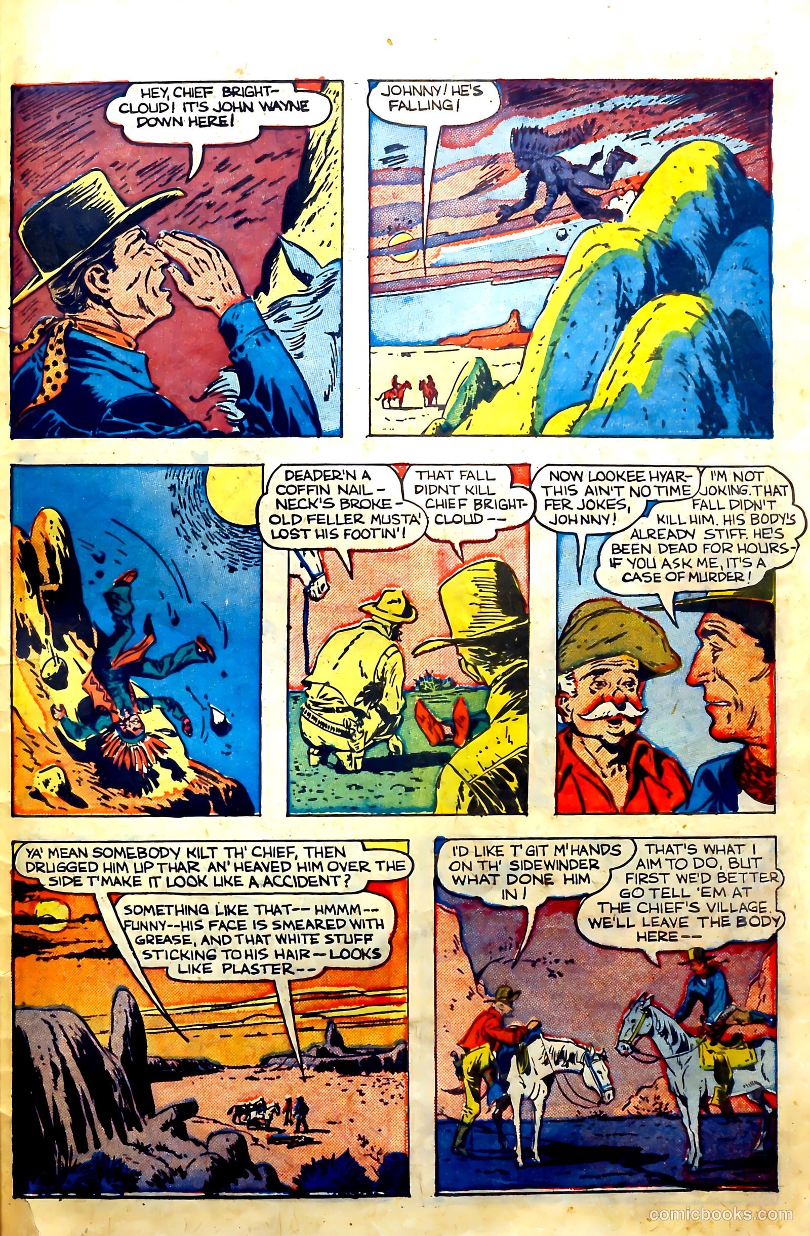 John Wayne Adventure Comics #3 (1950) — page 27 of 37