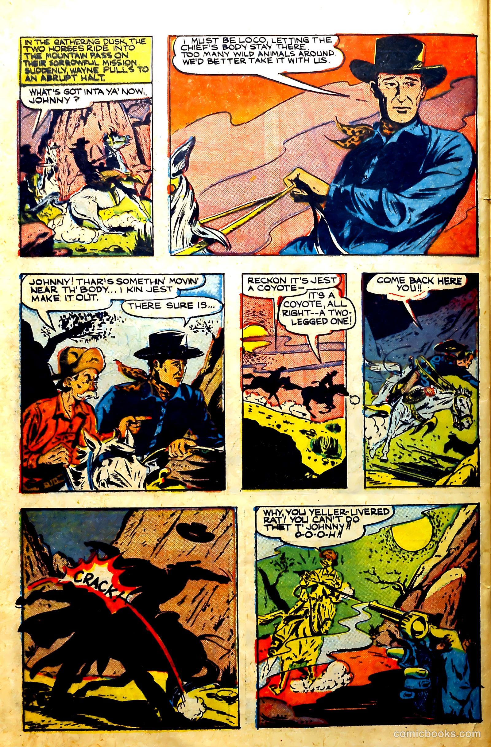 John Wayne Adventure Comics #3 (1950) — page 28 of 37