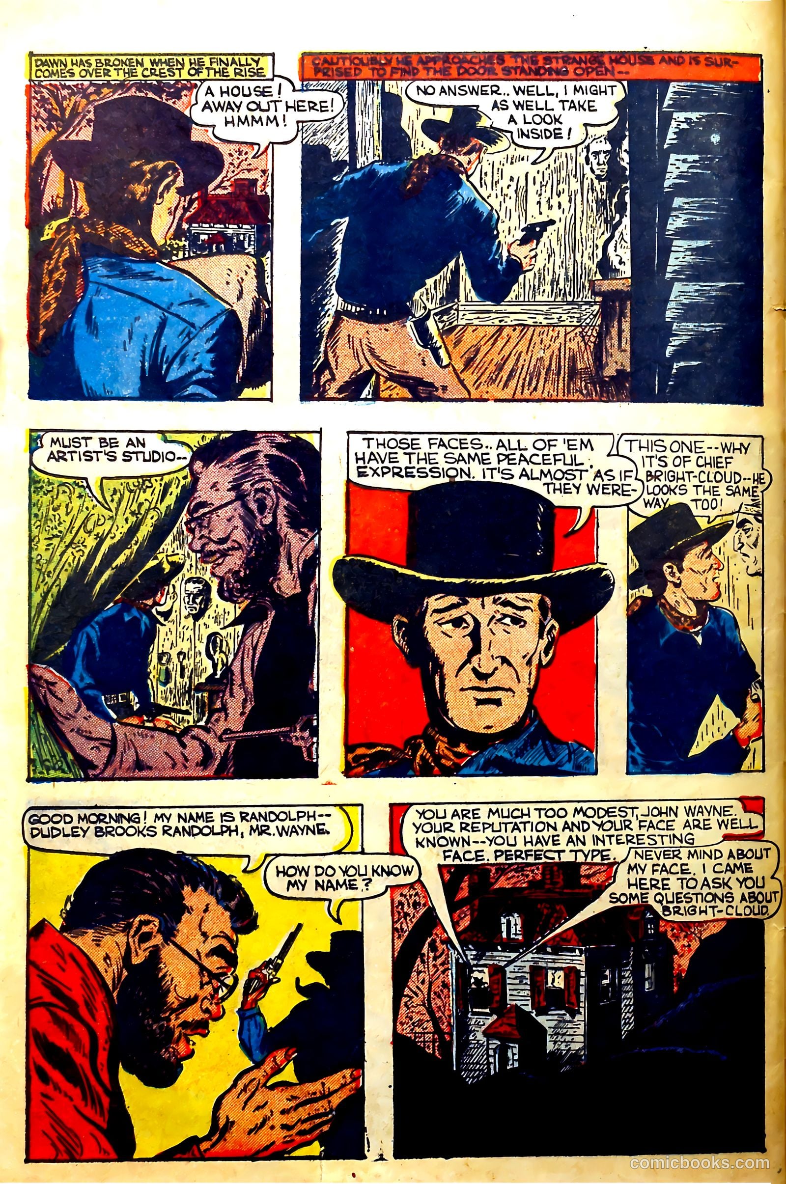John Wayne Adventure Comics #3 (1950) — page 30 of 37