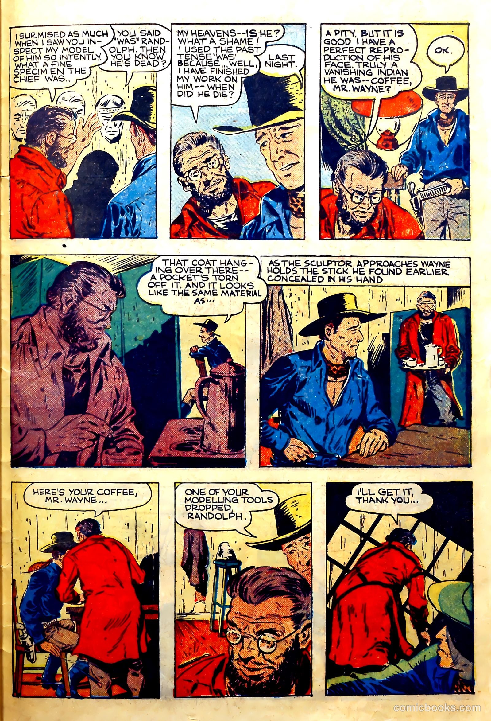 John Wayne Adventure Comics #3 (1950) — page 31 of 37