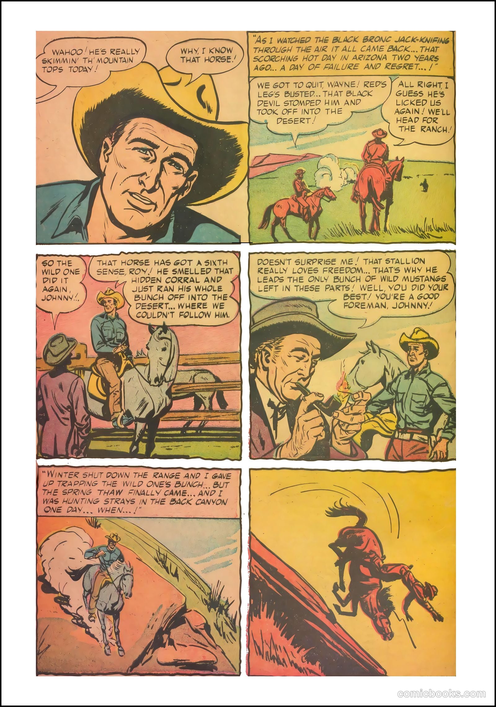 John Wayne Adventure Comics #30 (1953) — page 4 of 36