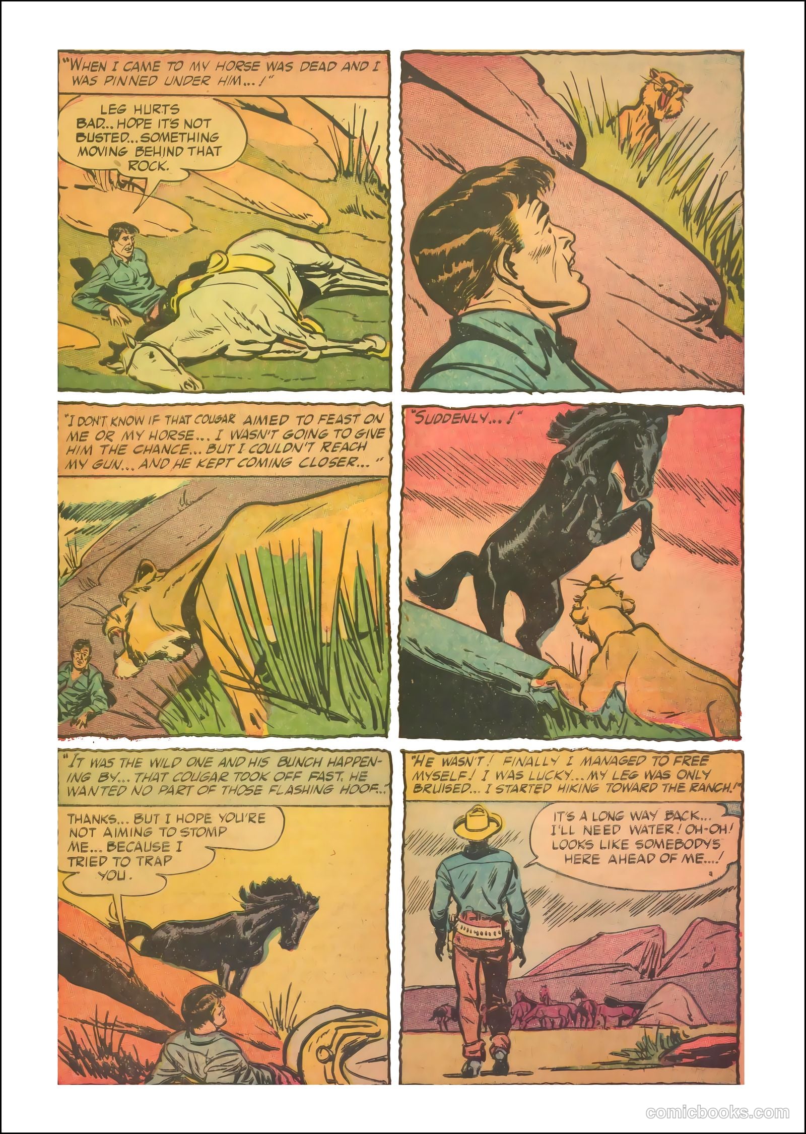 John Wayne Adventure Comics #30 (1953) — page 5 of 36