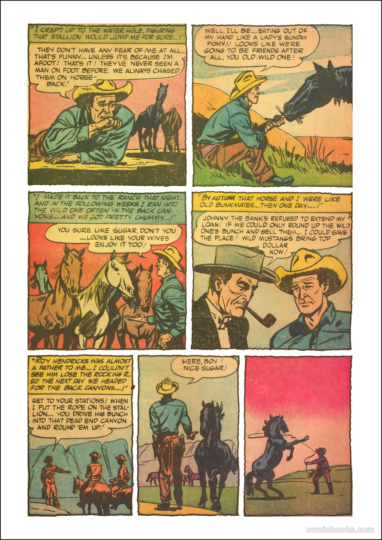 John Wayne Adventure Comics #30 (1953) — page 7 of 36