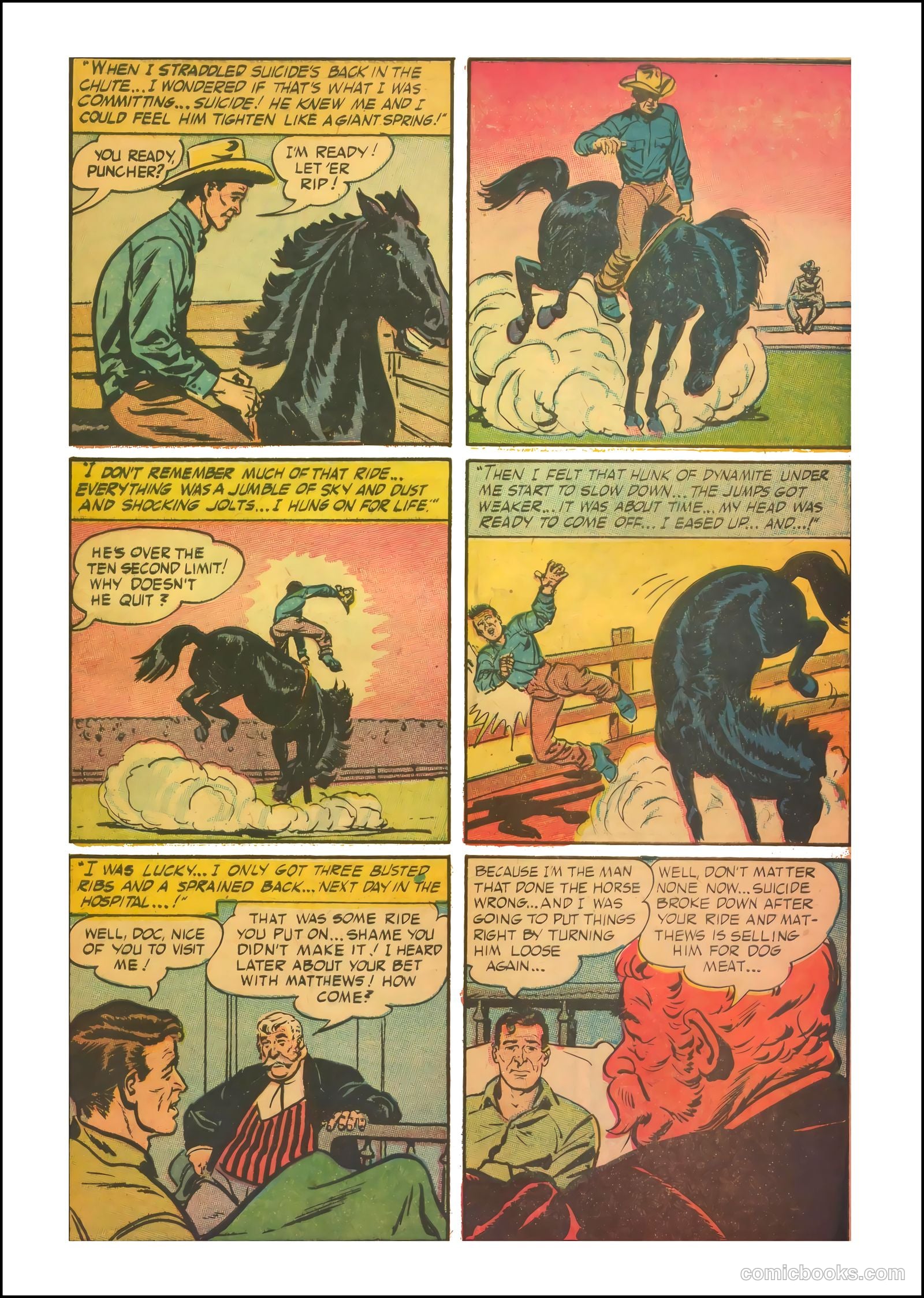John Wayne Adventure Comics #30 (1953) — page 9 of 36