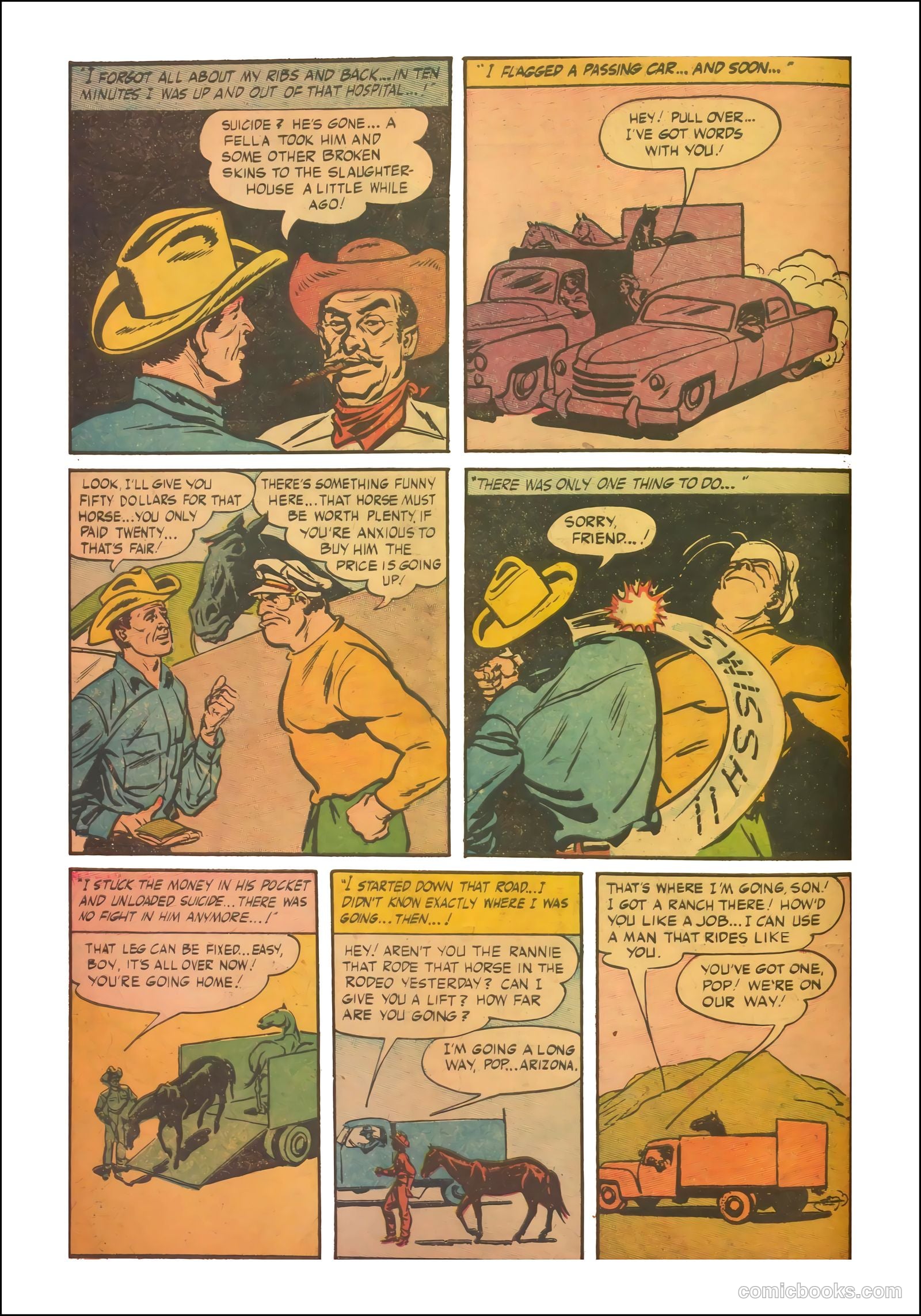 John Wayne Adventure Comics #30 (1953) — page 10 of 36