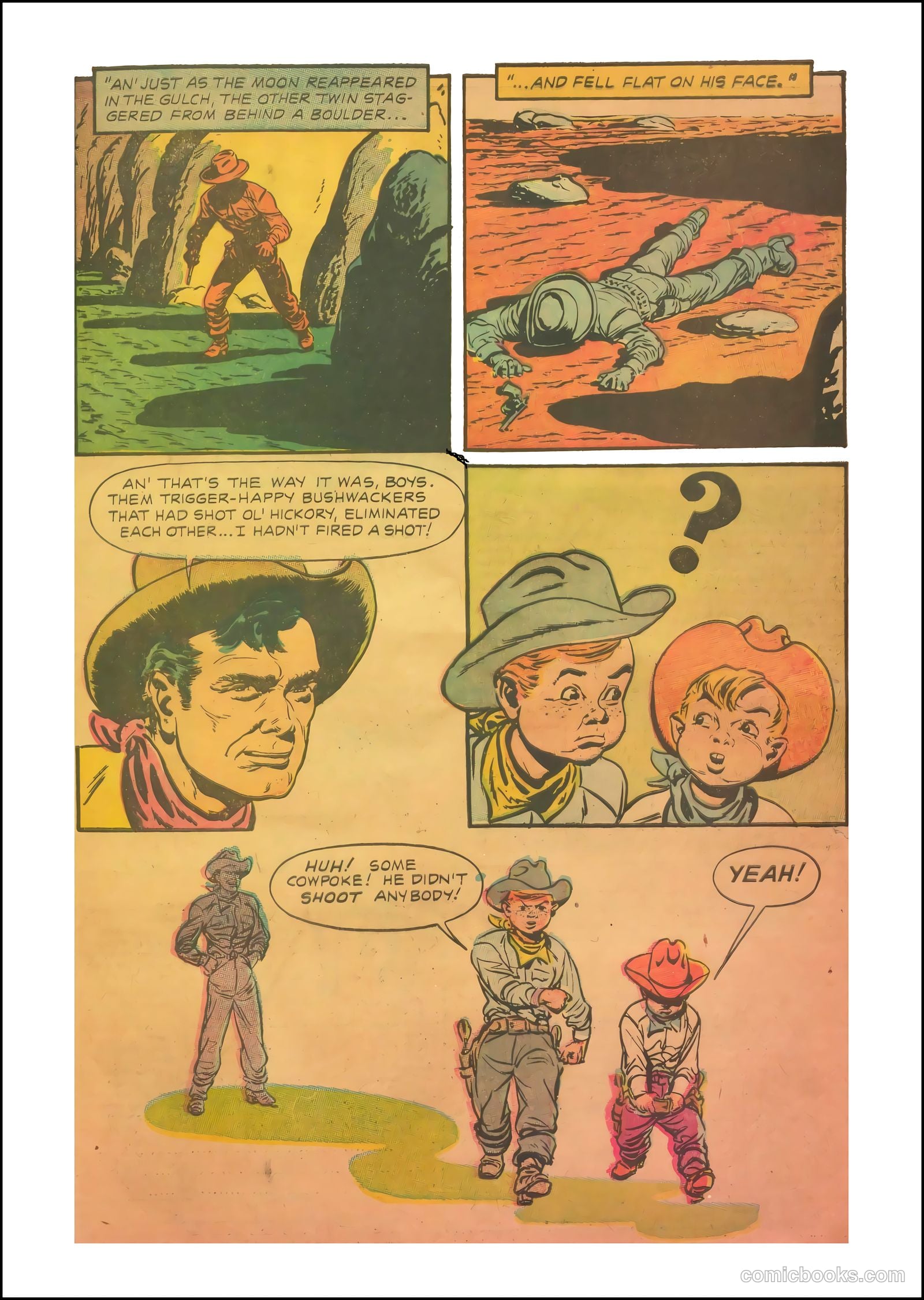 John Wayne Adventure Comics #30 (1953) — page 33 of 36