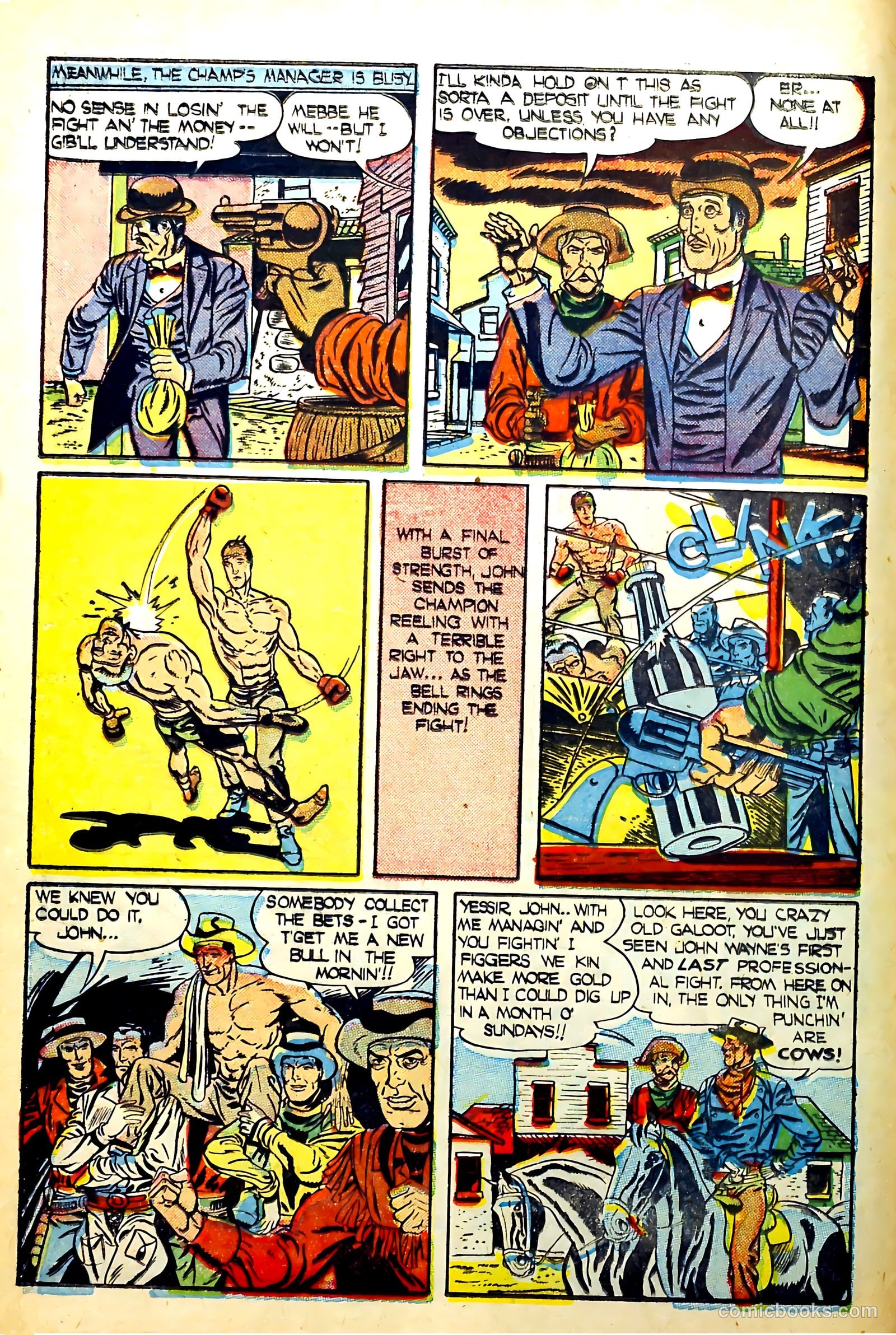 John Wayne Adventure Comics #31 (1955) — page 12 of 36