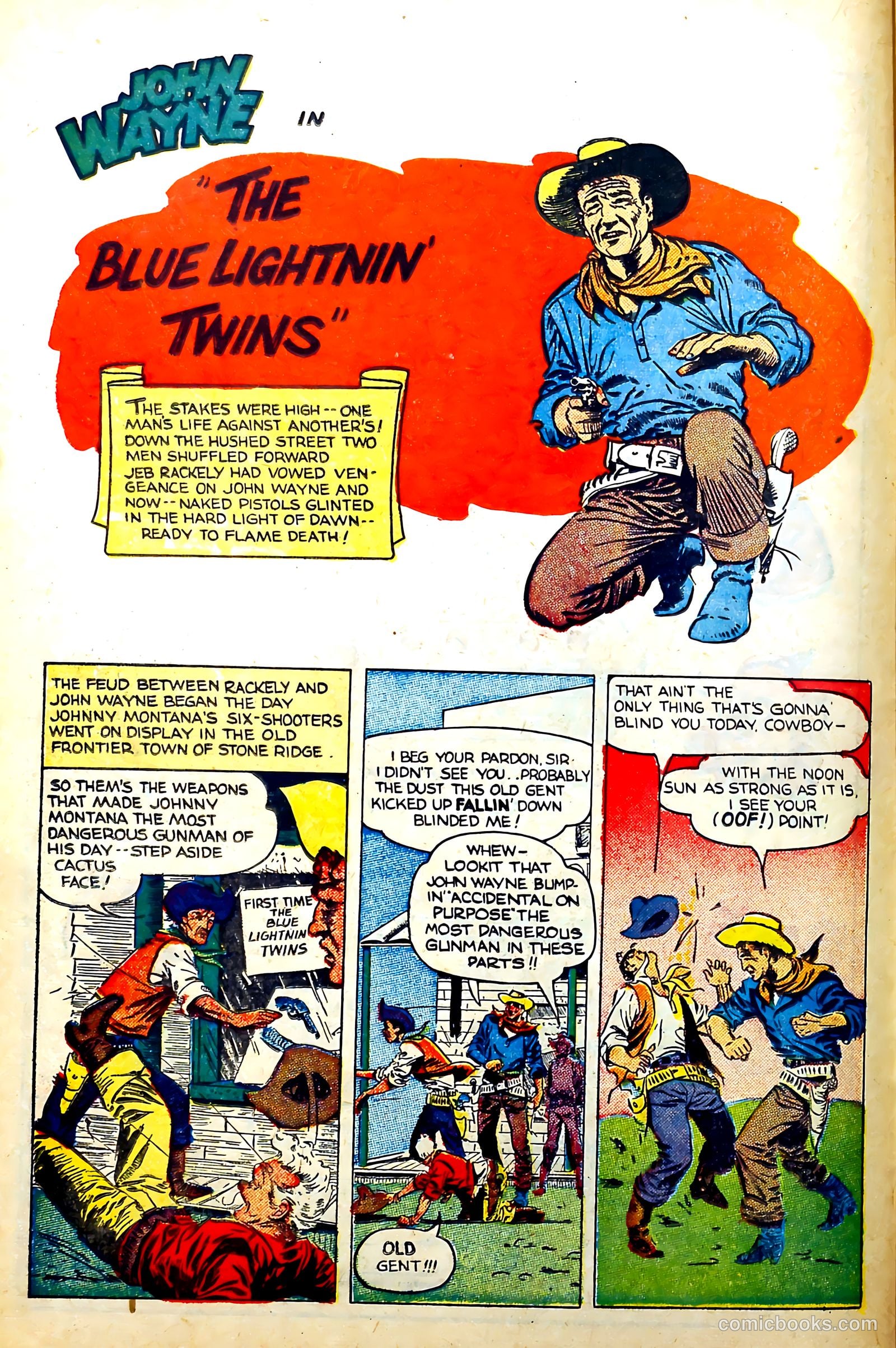 John Wayne Adventure Comics #31 (1955) — page 16 of 36
