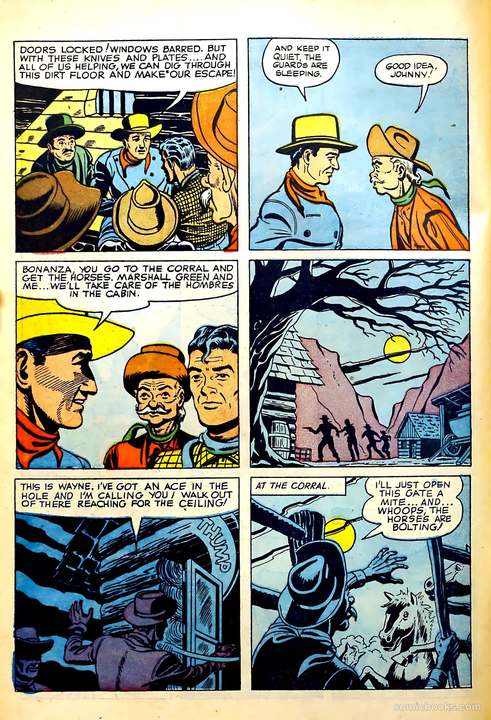 John Wayne Adventure Comics #31 (1955) — page 30 of 36