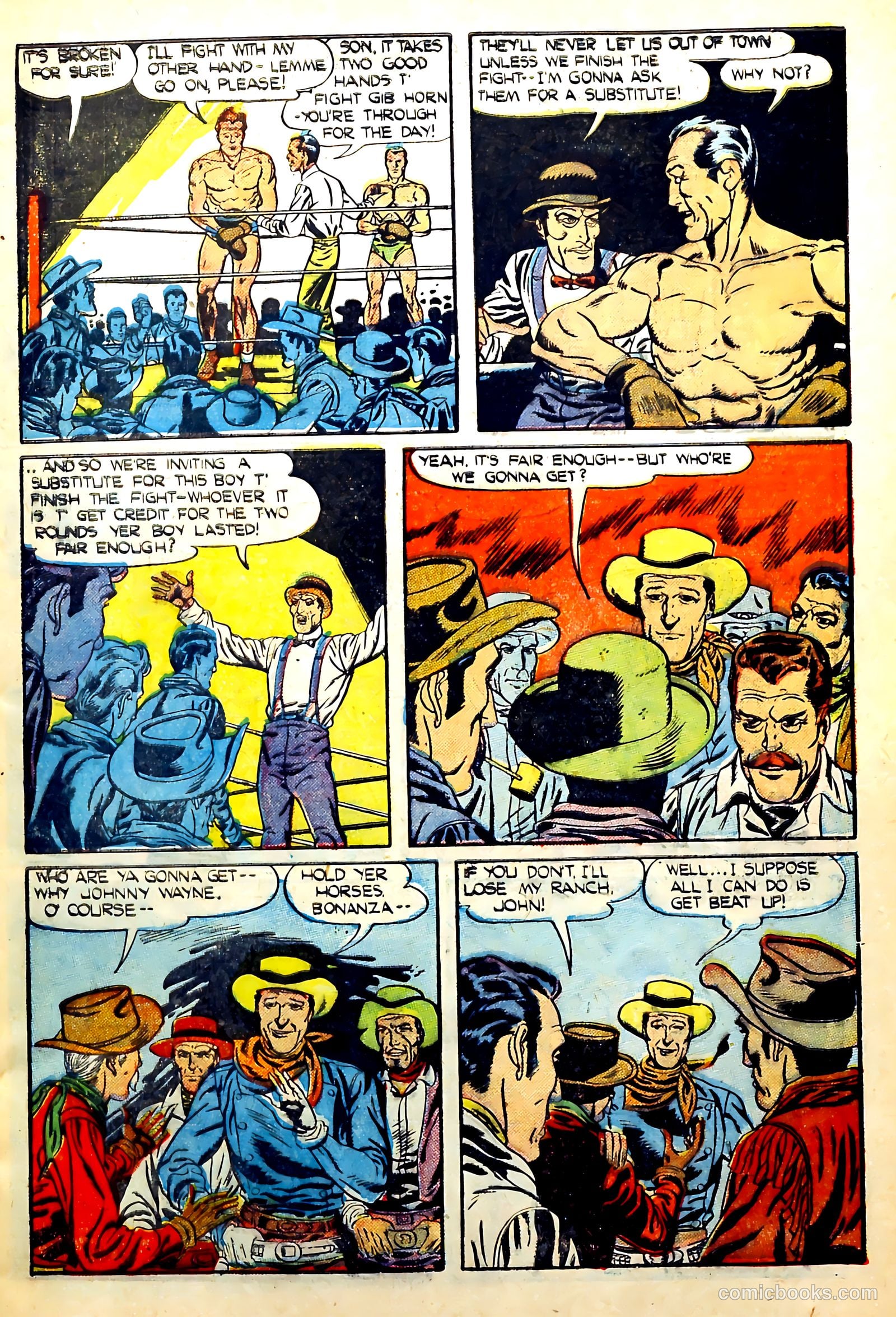 John Wayne Adventure Comics #31 (1955) — page 9 of 36