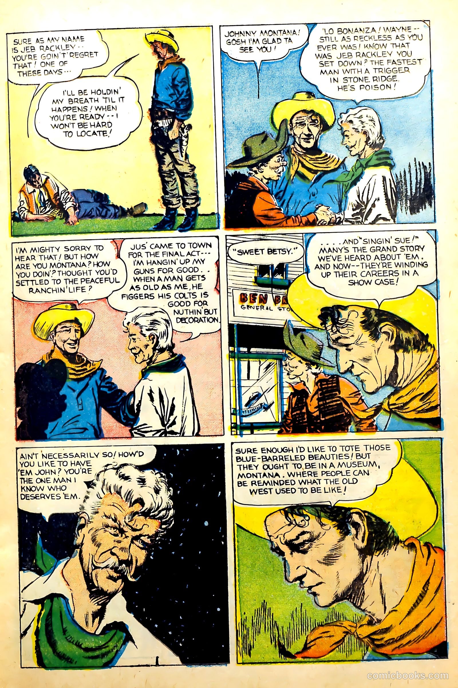 John Wayne Adventure Comics #31 (1955) — page 17 of 36