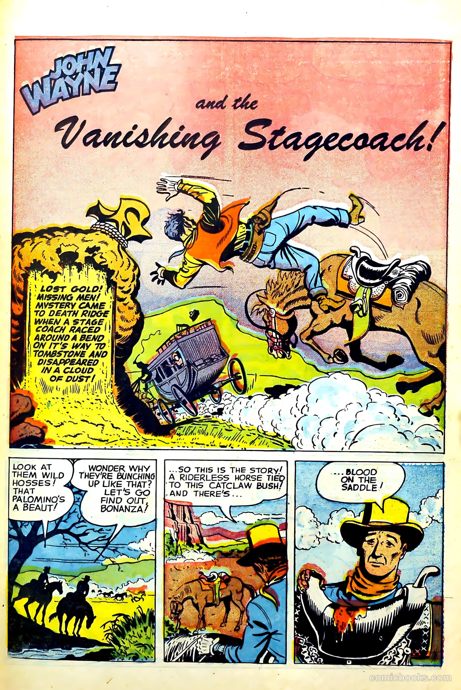John Wayne Adventure Comics #31 (1955) — page 23 of 36