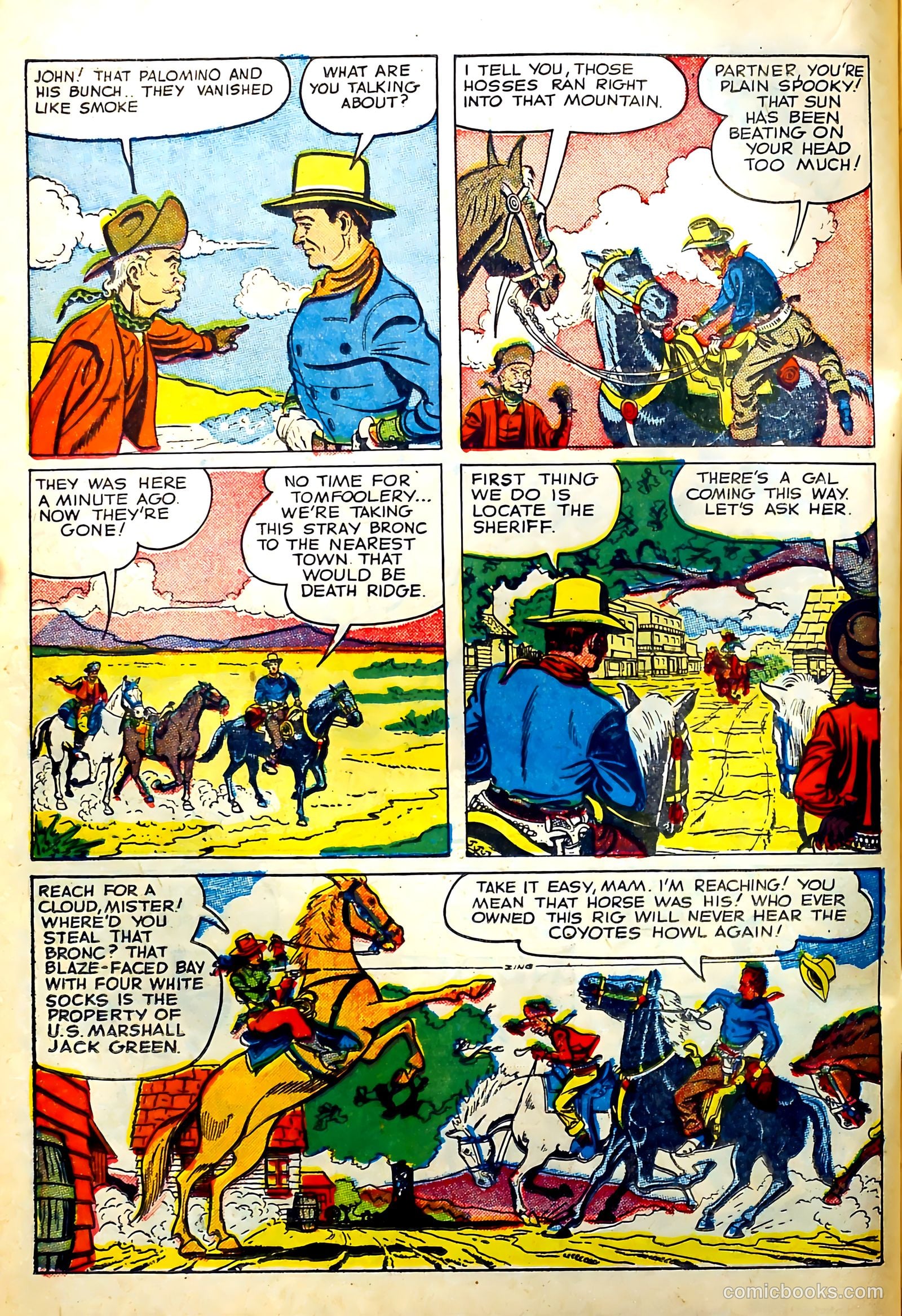 John Wayne Adventure Comics #31 (1955) — page 24 of 36