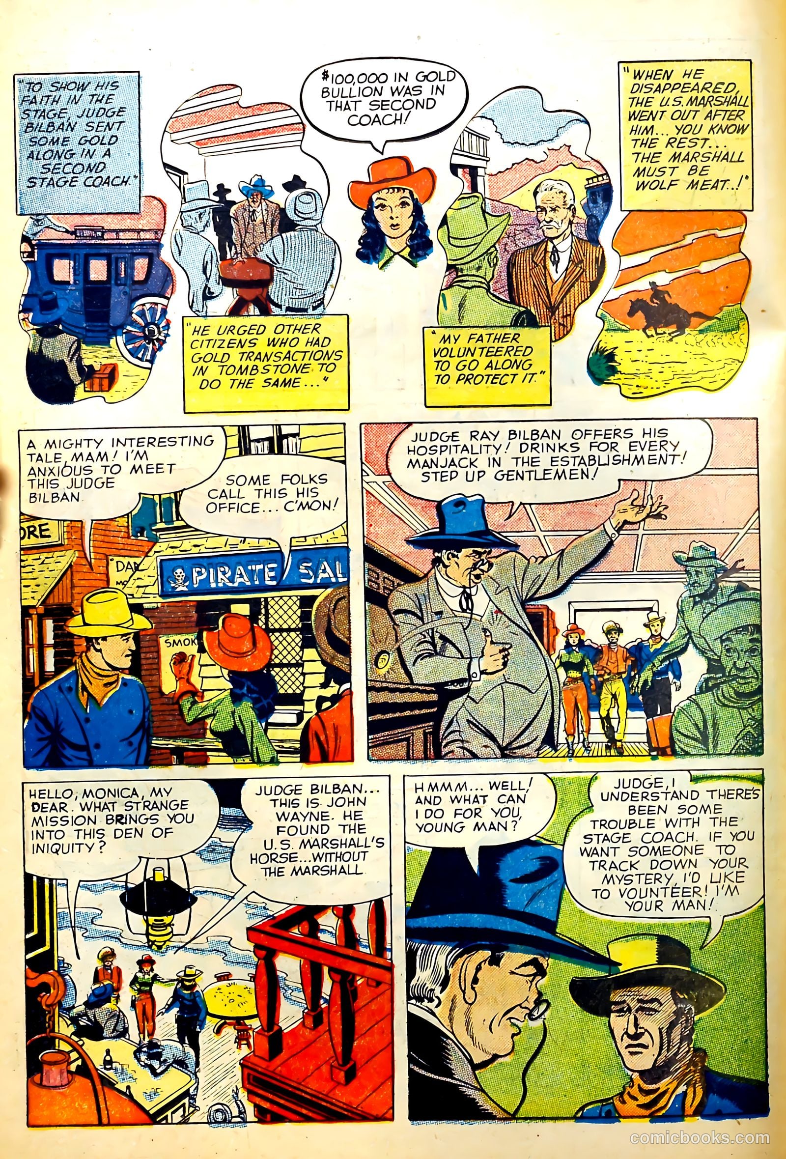 John Wayne Adventure Comics #31 (1955) — page 26 of 36