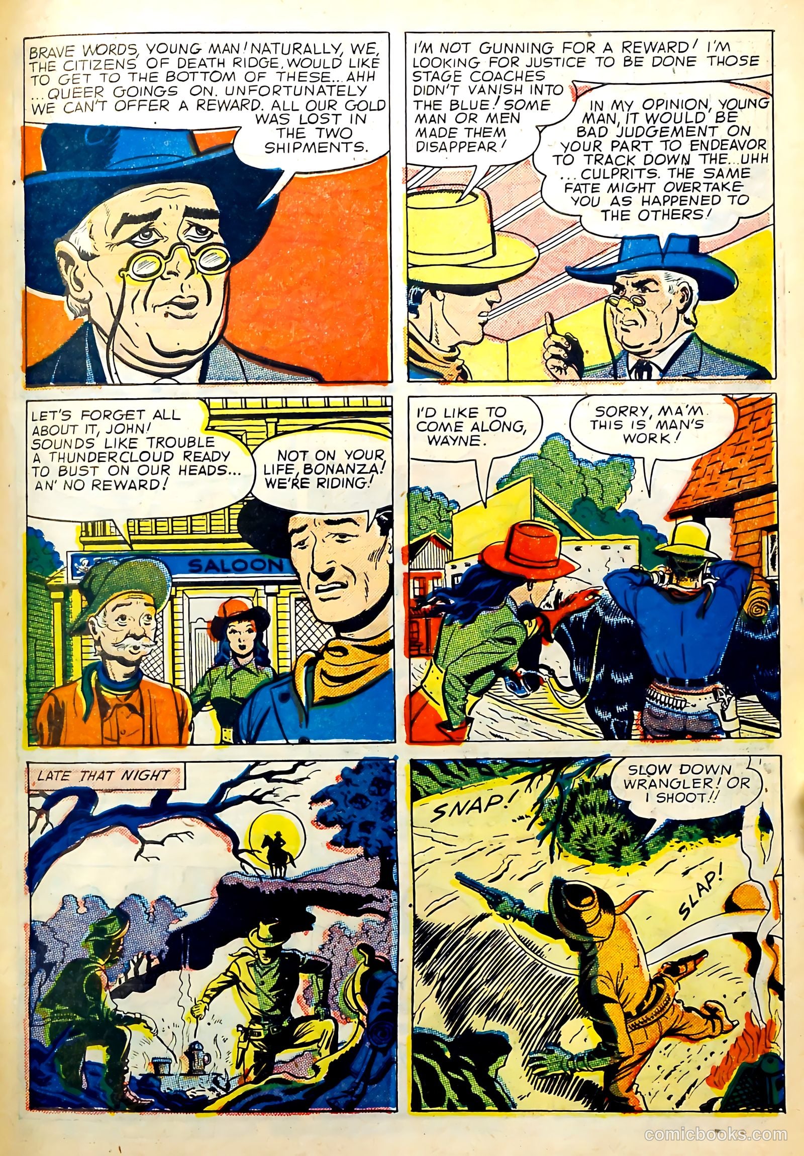 John Wayne Adventure Comics #31 (1955) — page 27 of 36