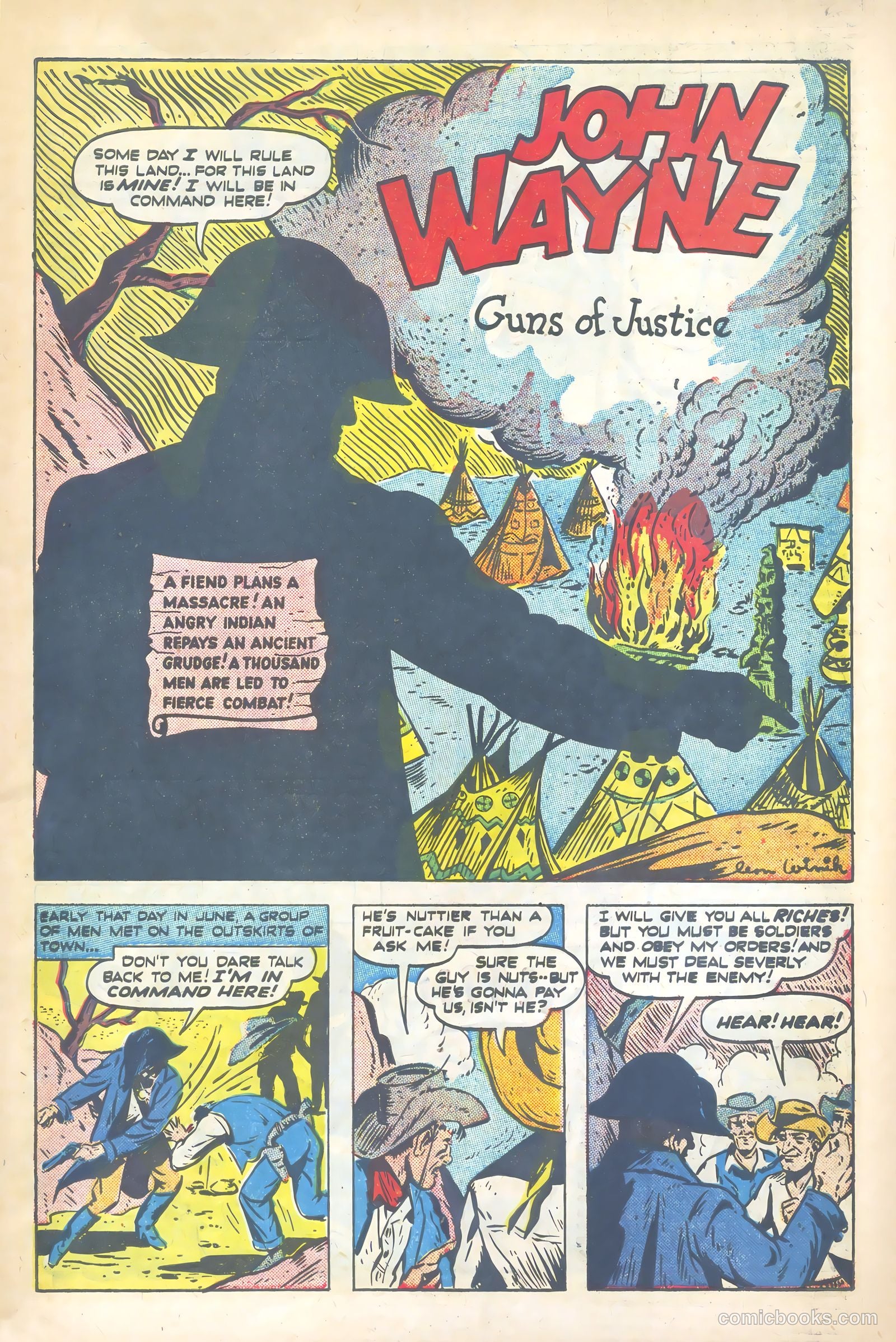John Wayne Adventure Comics #4 (1950) — page 3 of 52