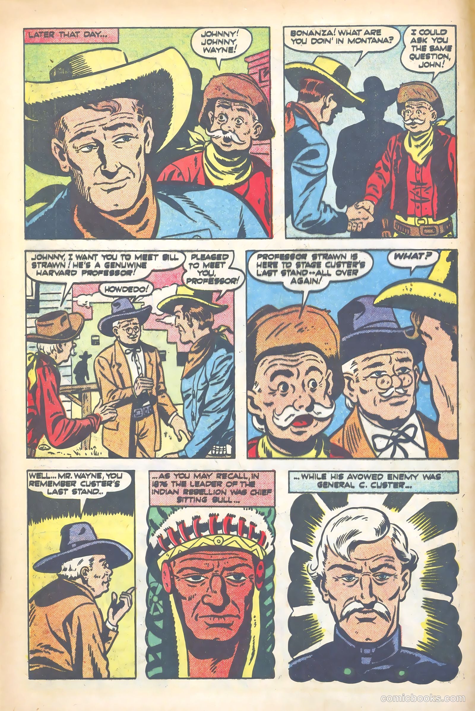 John Wayne Adventure Comics #4 (1950) — page 4 of 52