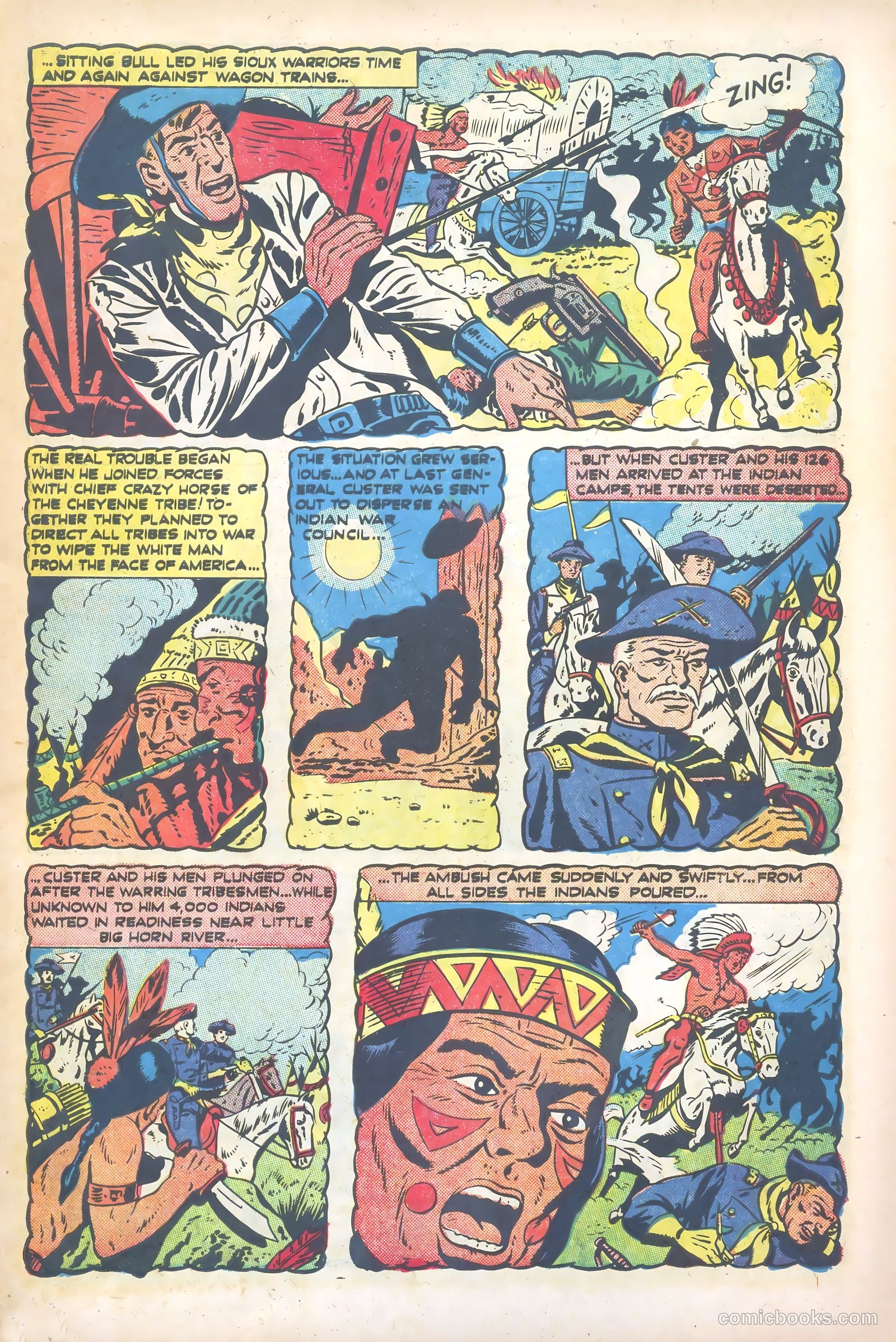 John Wayne Adventure Comics #4 (1950) — page 5 of 52