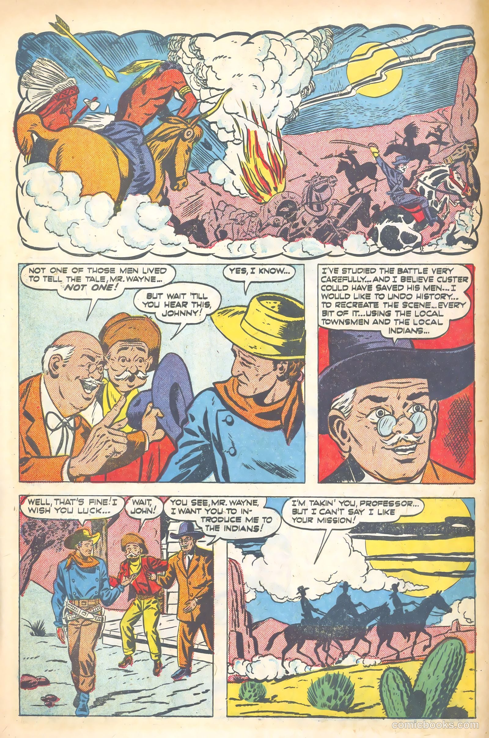 John Wayne Adventure Comics #4 (1950) — page 6 of 52