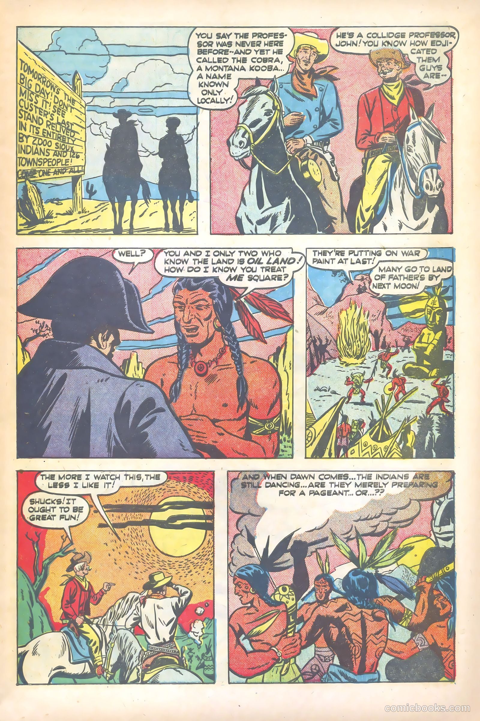 John Wayne Adventure Comics #4 (1950) — page 9 of 52