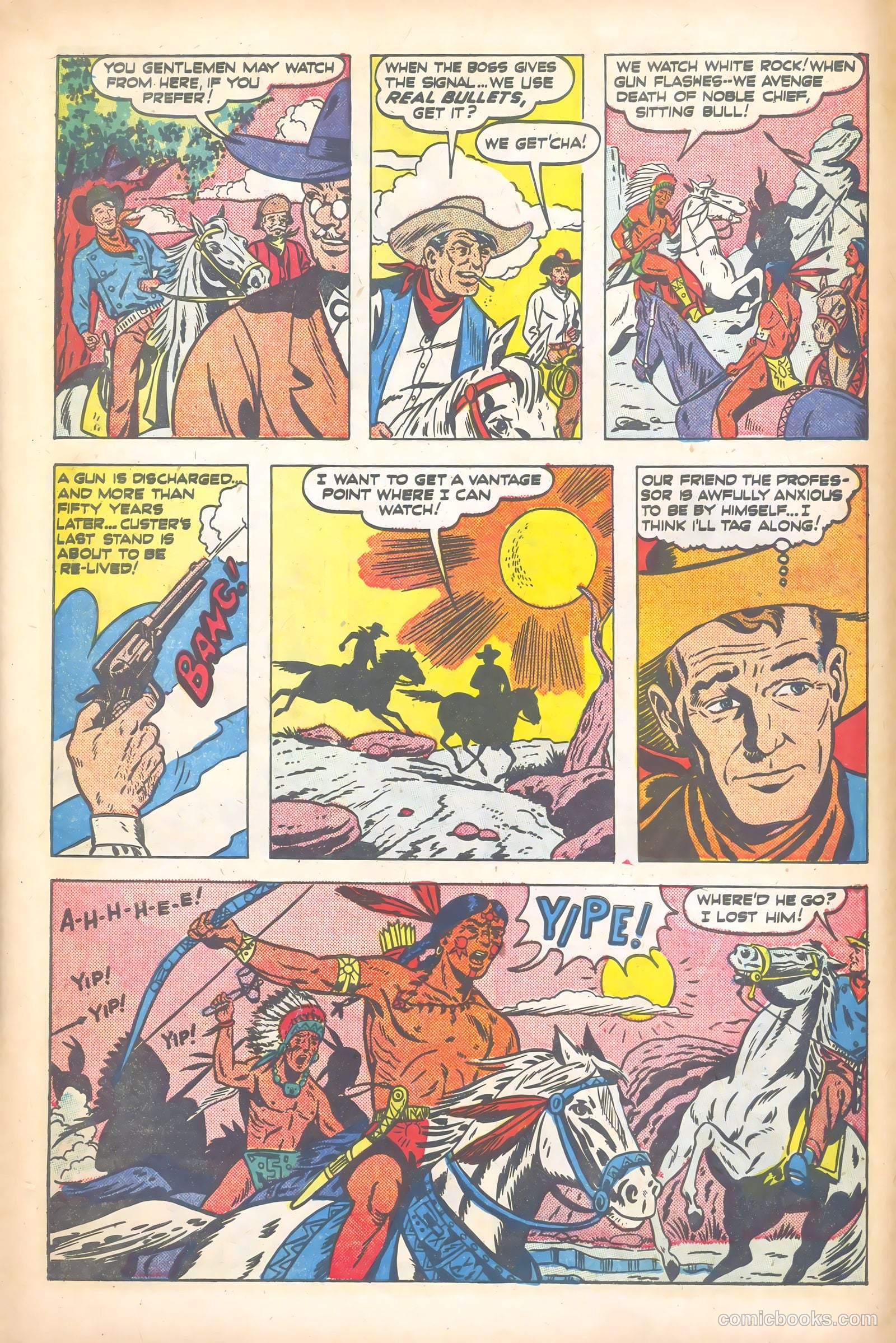 John Wayne Adventure Comics #4 (1950) — page 10 of 52