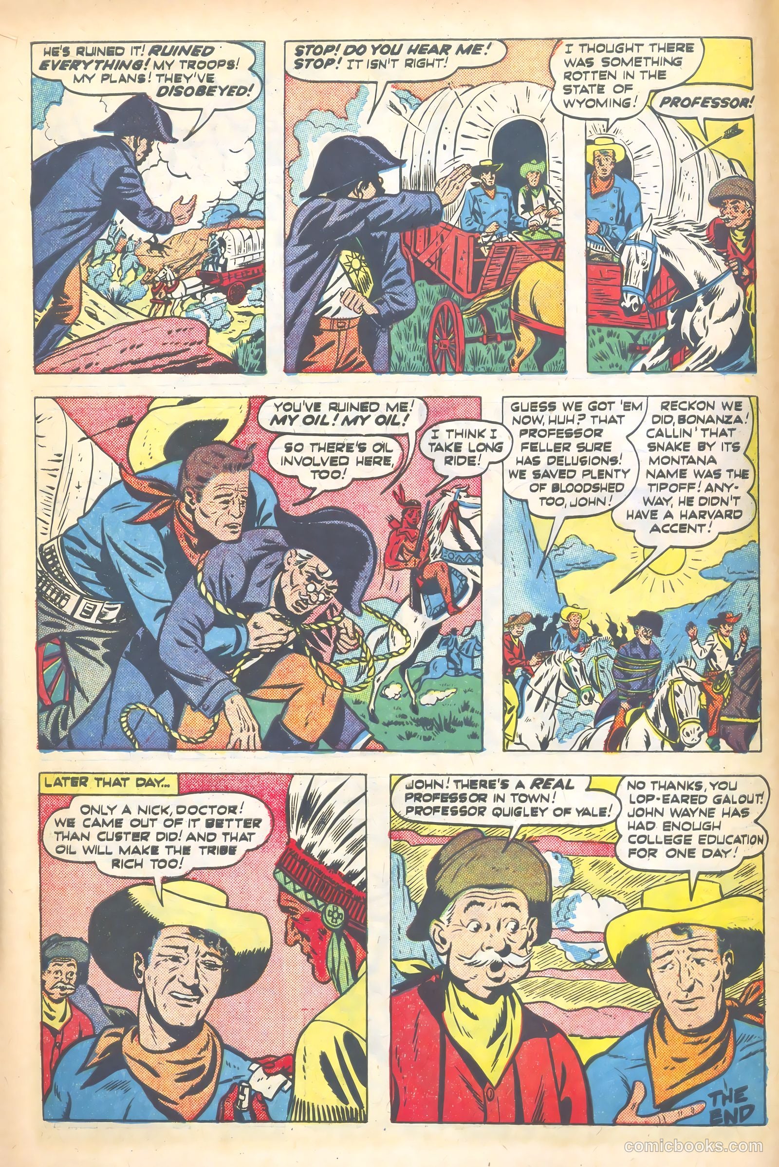 John Wayne Adventure Comics #4 (1950) — page 12 of 52