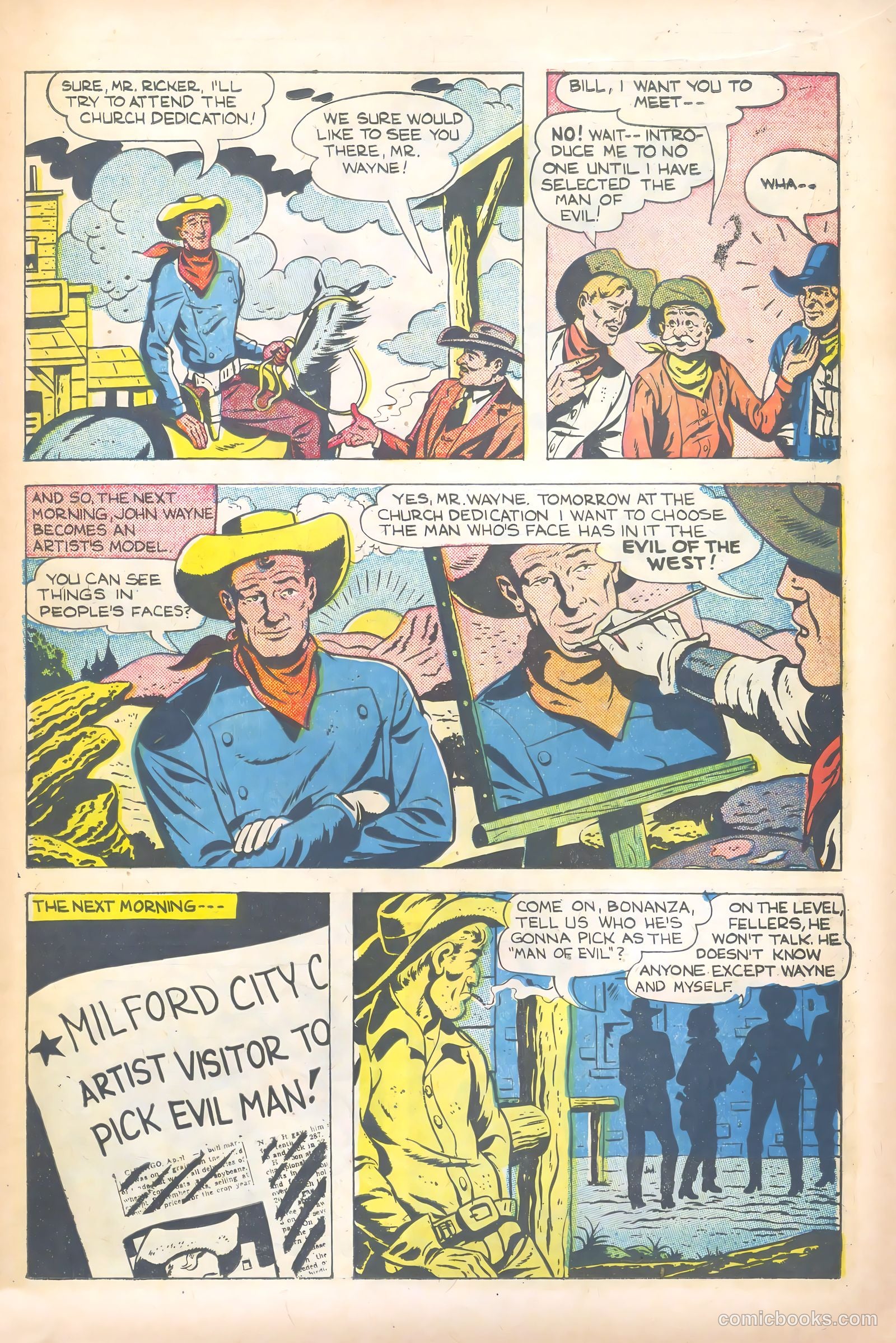 John Wayne Adventure Comics #4 (1950) — page 15 of 52
