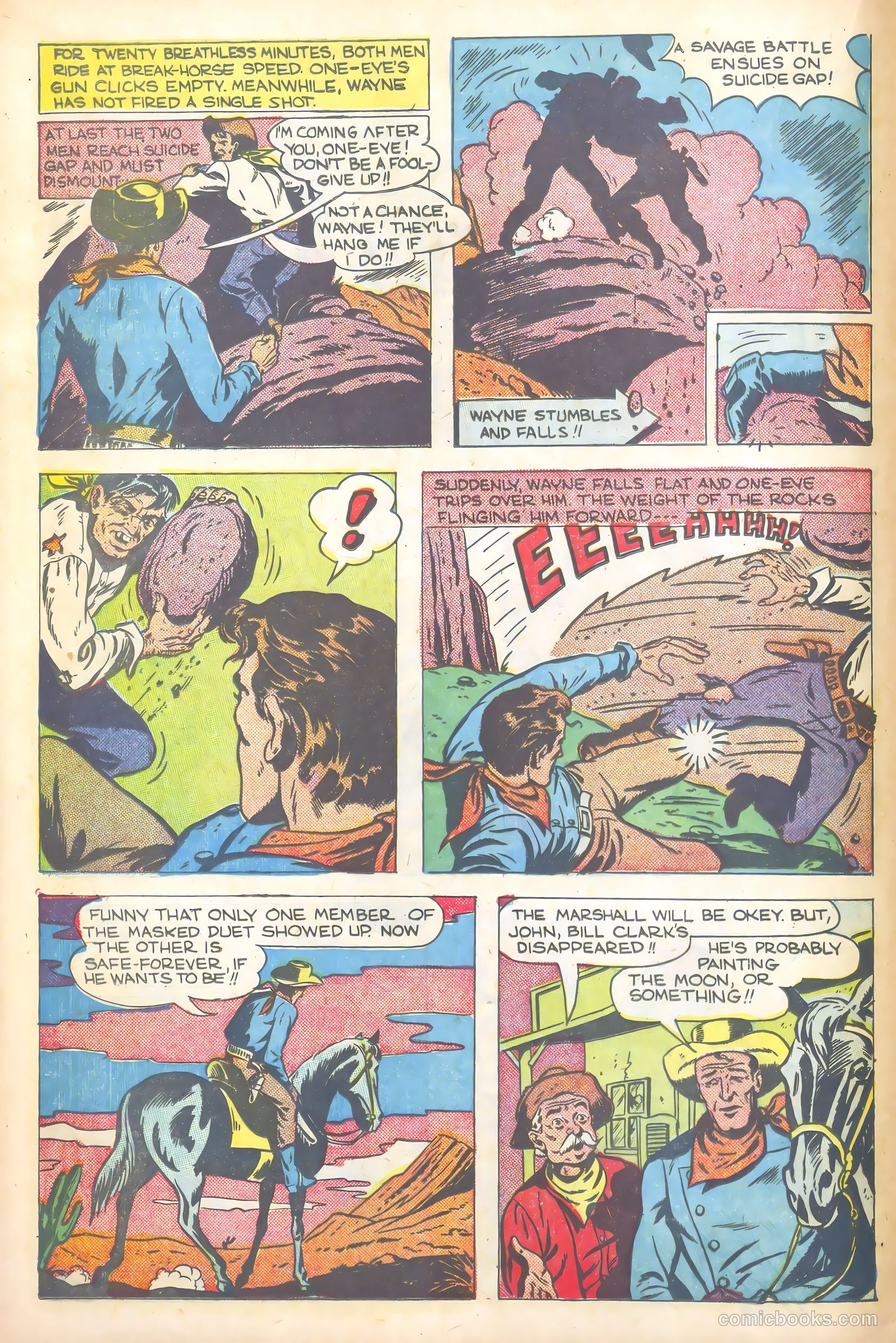 John Wayne Adventure Comics #4 (1950) — page 20 of 52