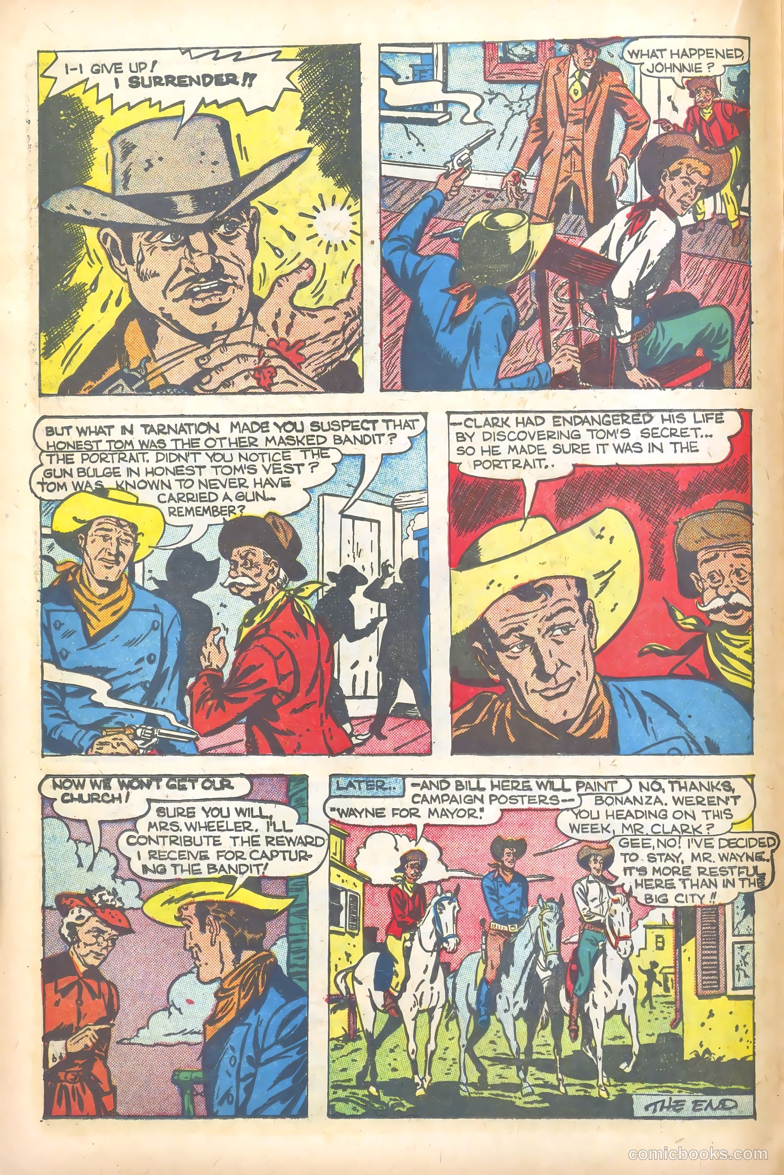 John Wayne Adventure Comics #4 (1950) — page 22 of 52