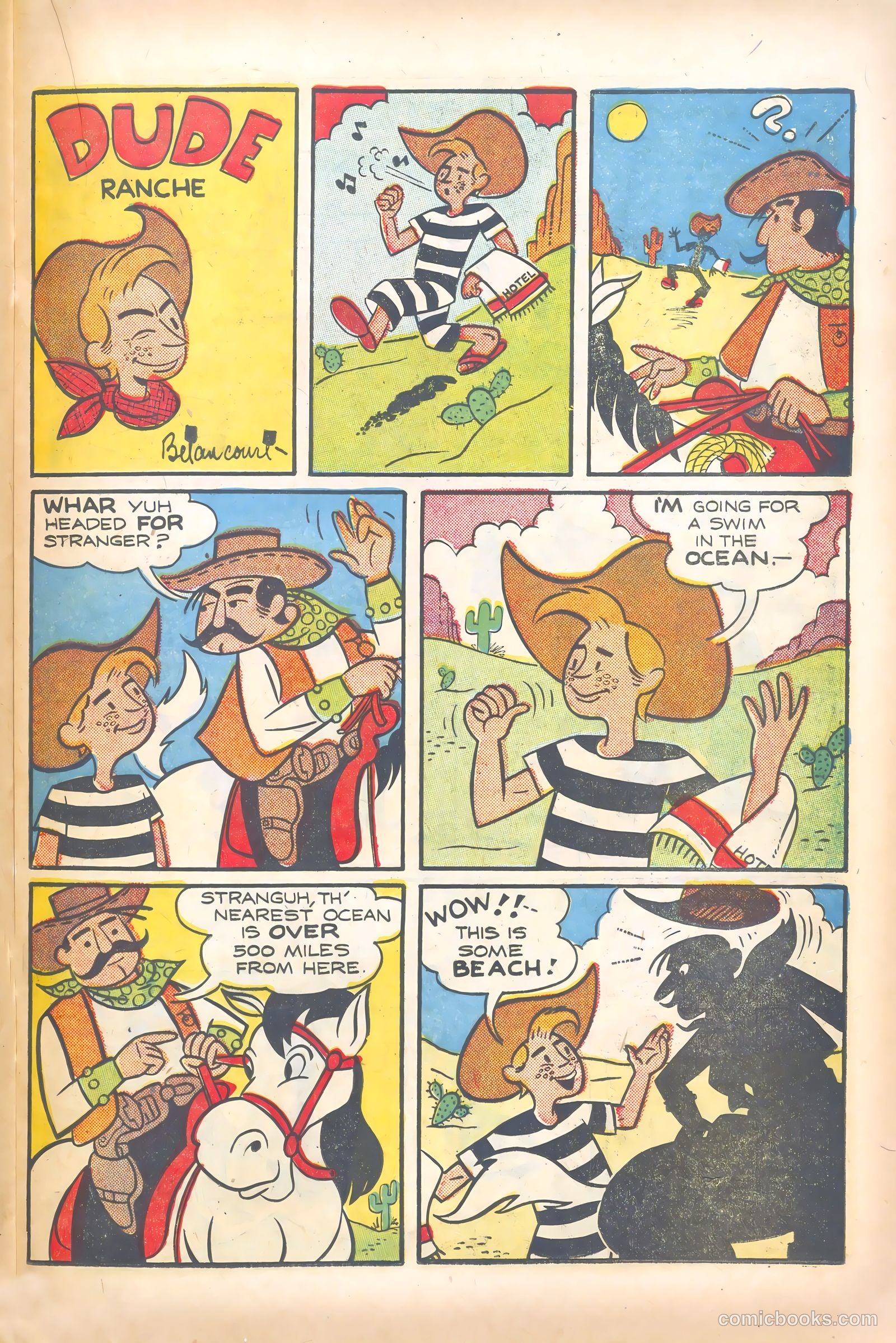 John Wayne Adventure Comics #4 (1950) — page 23 of 52