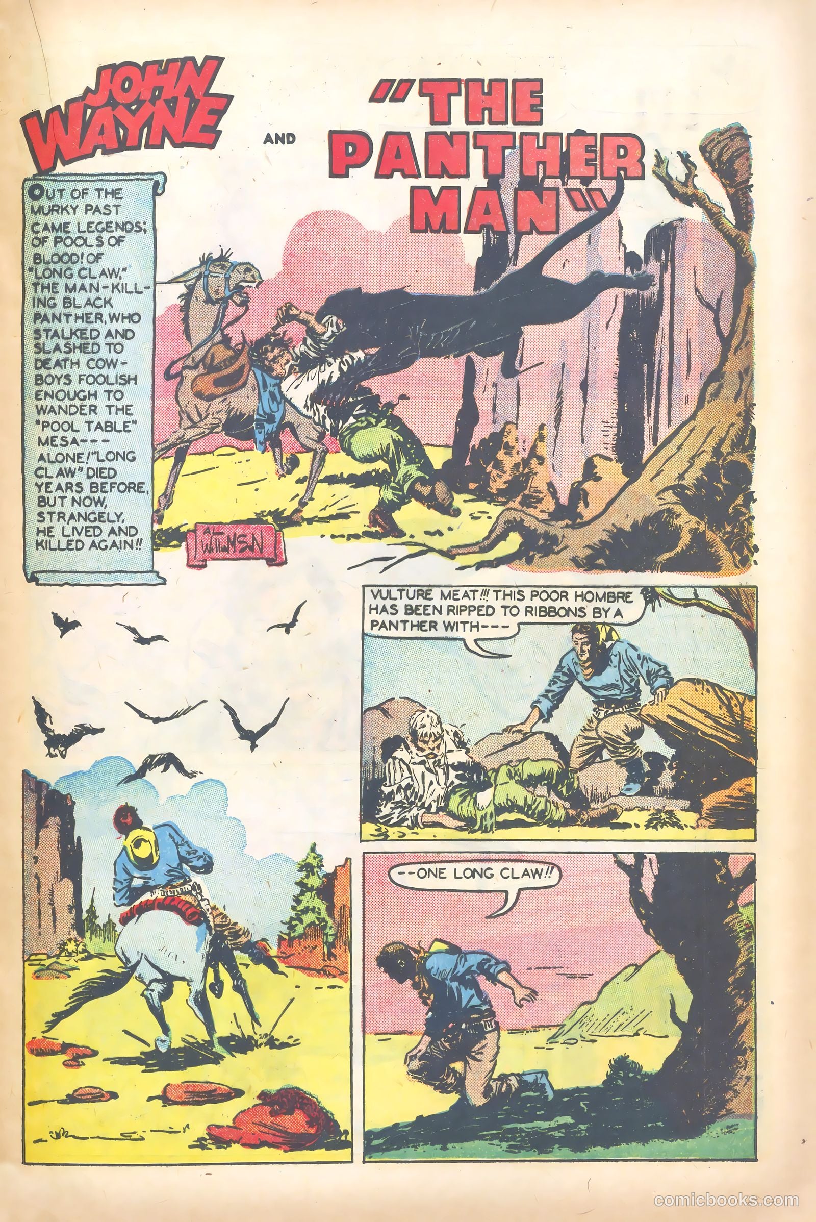 John Wayne Adventure Comics #4 (1950) — page 25 of 52