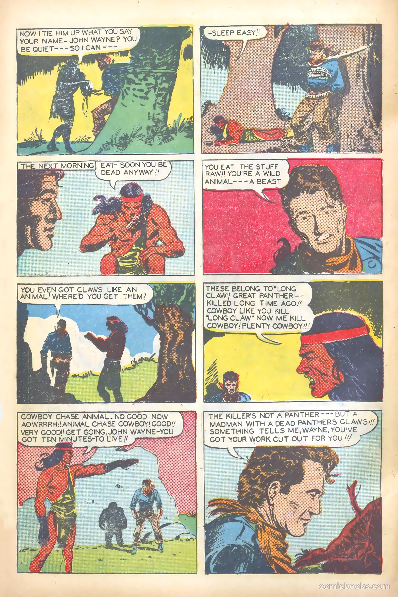 John Wayne Adventure Comics #4 (1950) — page 30 of 52