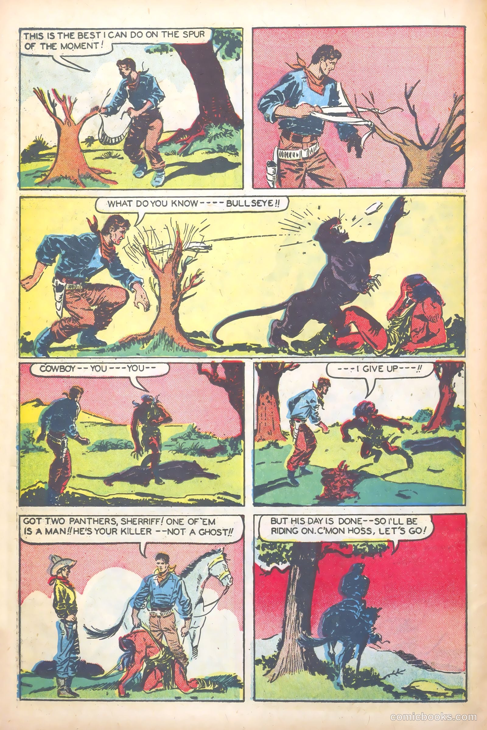 John Wayne Adventure Comics #4 (1950) — page 34 of 52