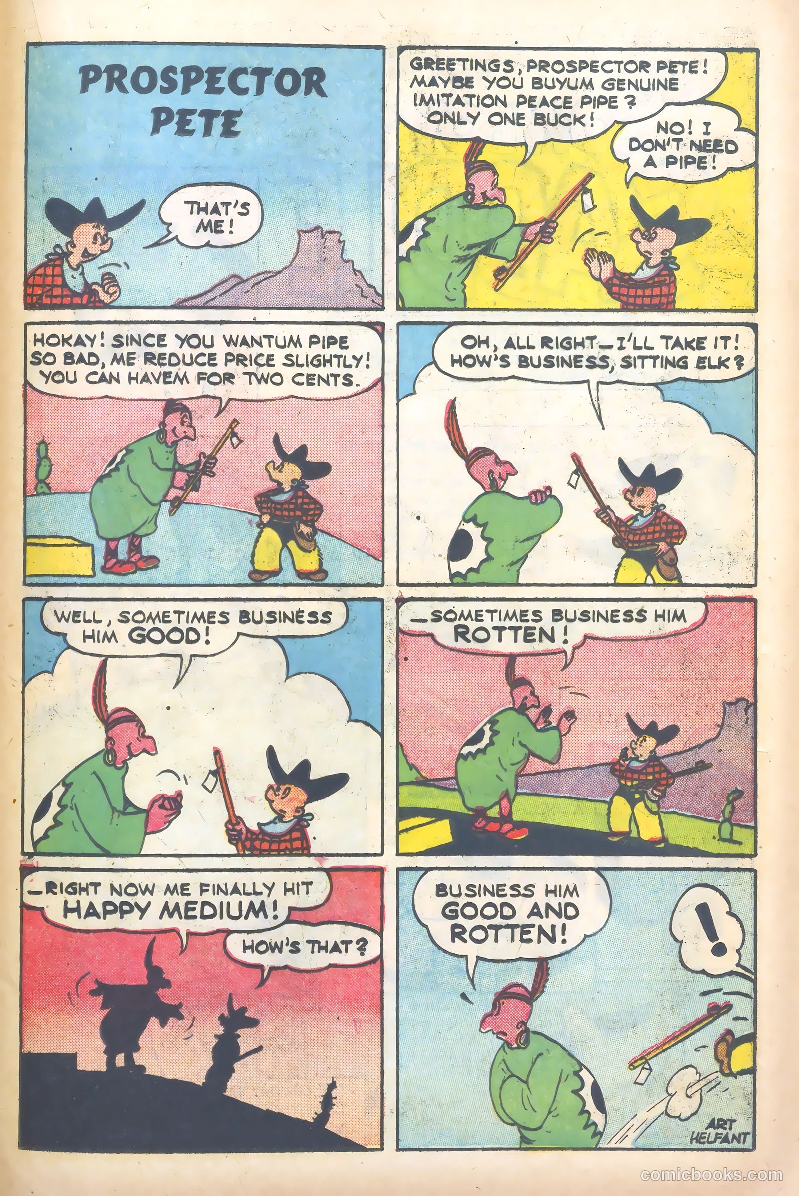 John Wayne Adventure Comics #4 (1950) — page 35 of 52
