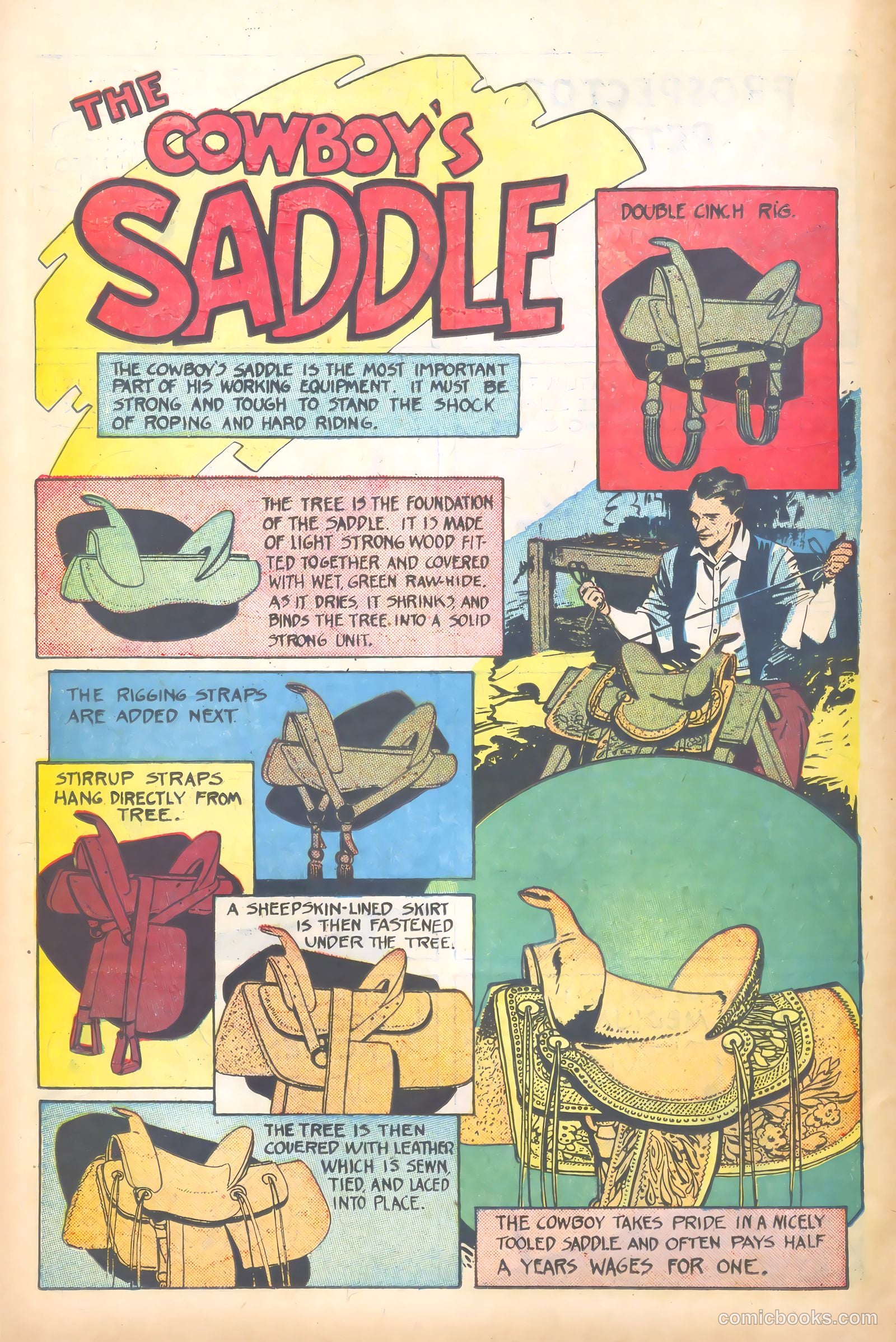 John Wayne Adventure Comics #4 (1950) — page 36 of 52