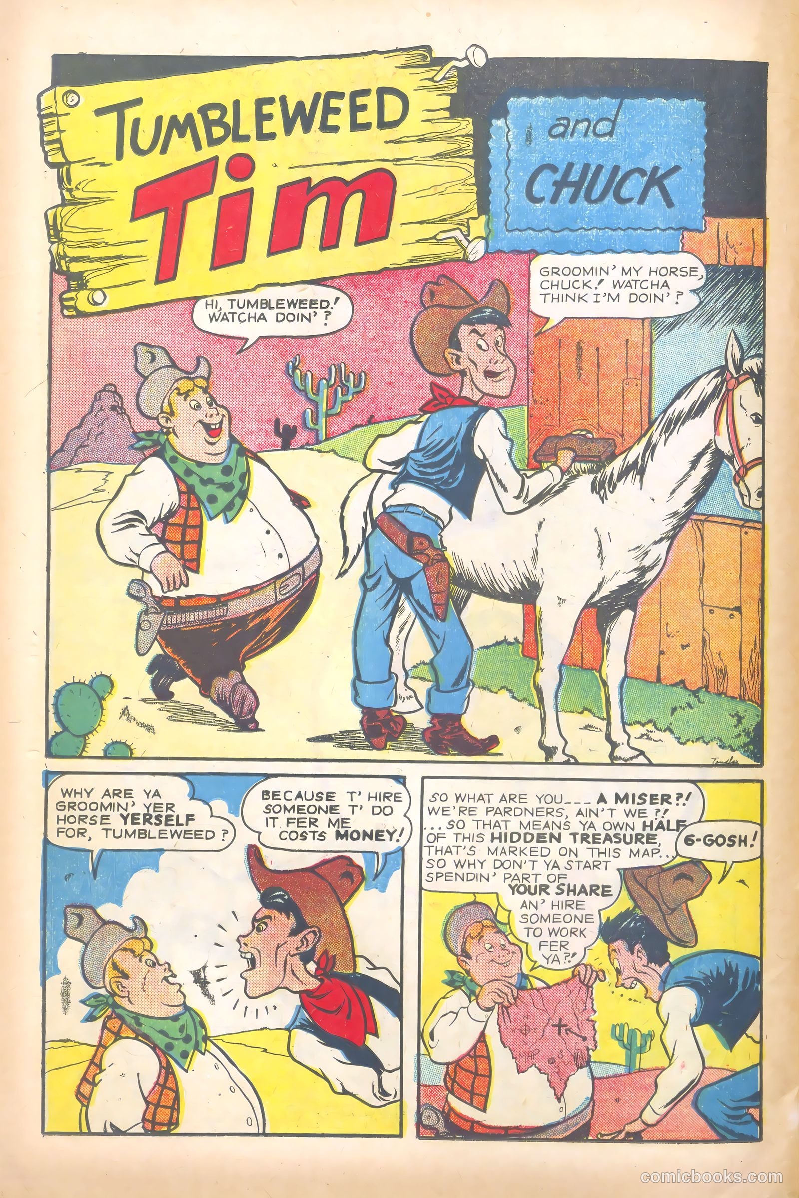 John Wayne Adventure Comics #4 (1950) — page 38 of 52